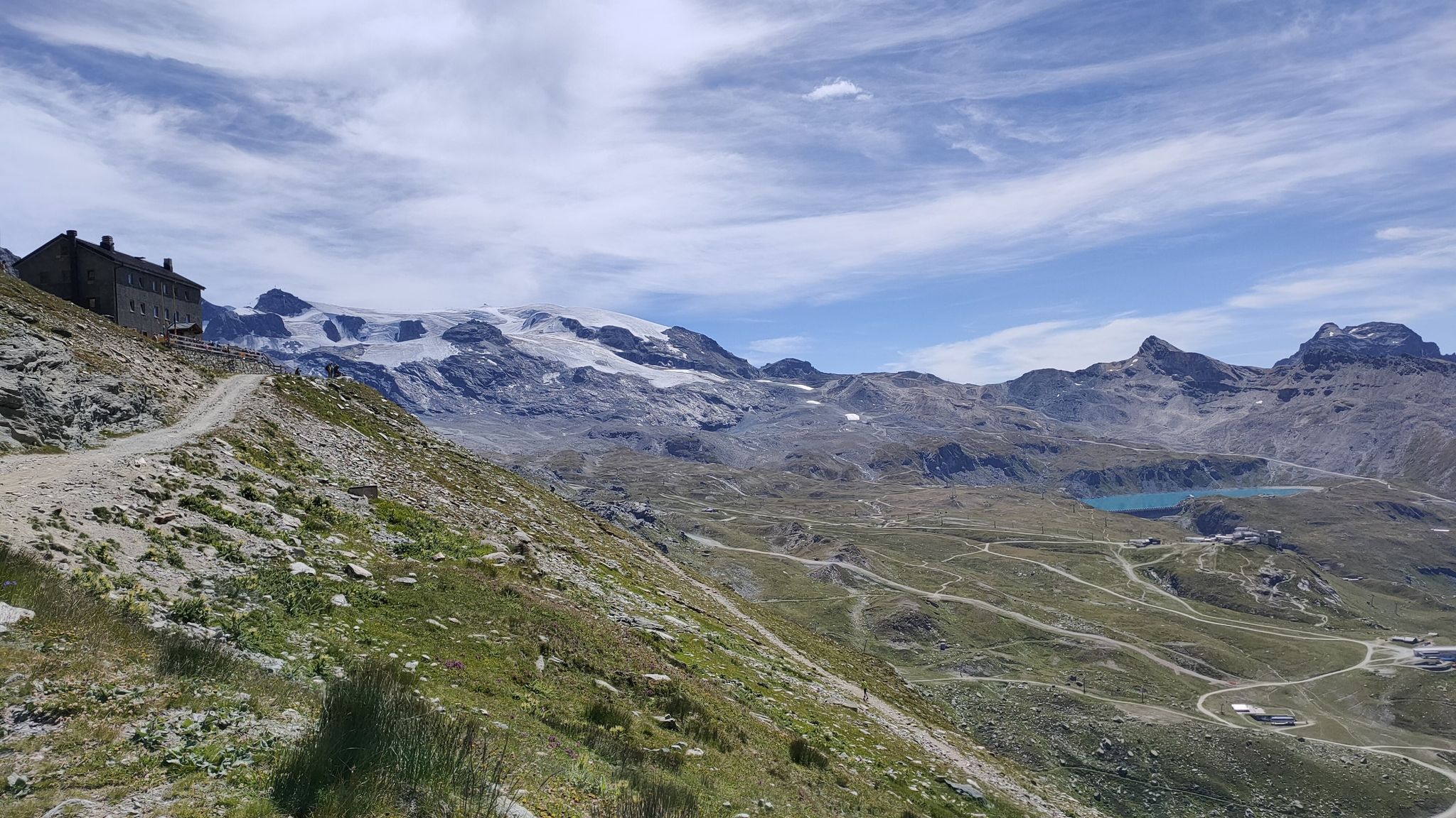 arrivo al rifugio Duca degli Abruzzi