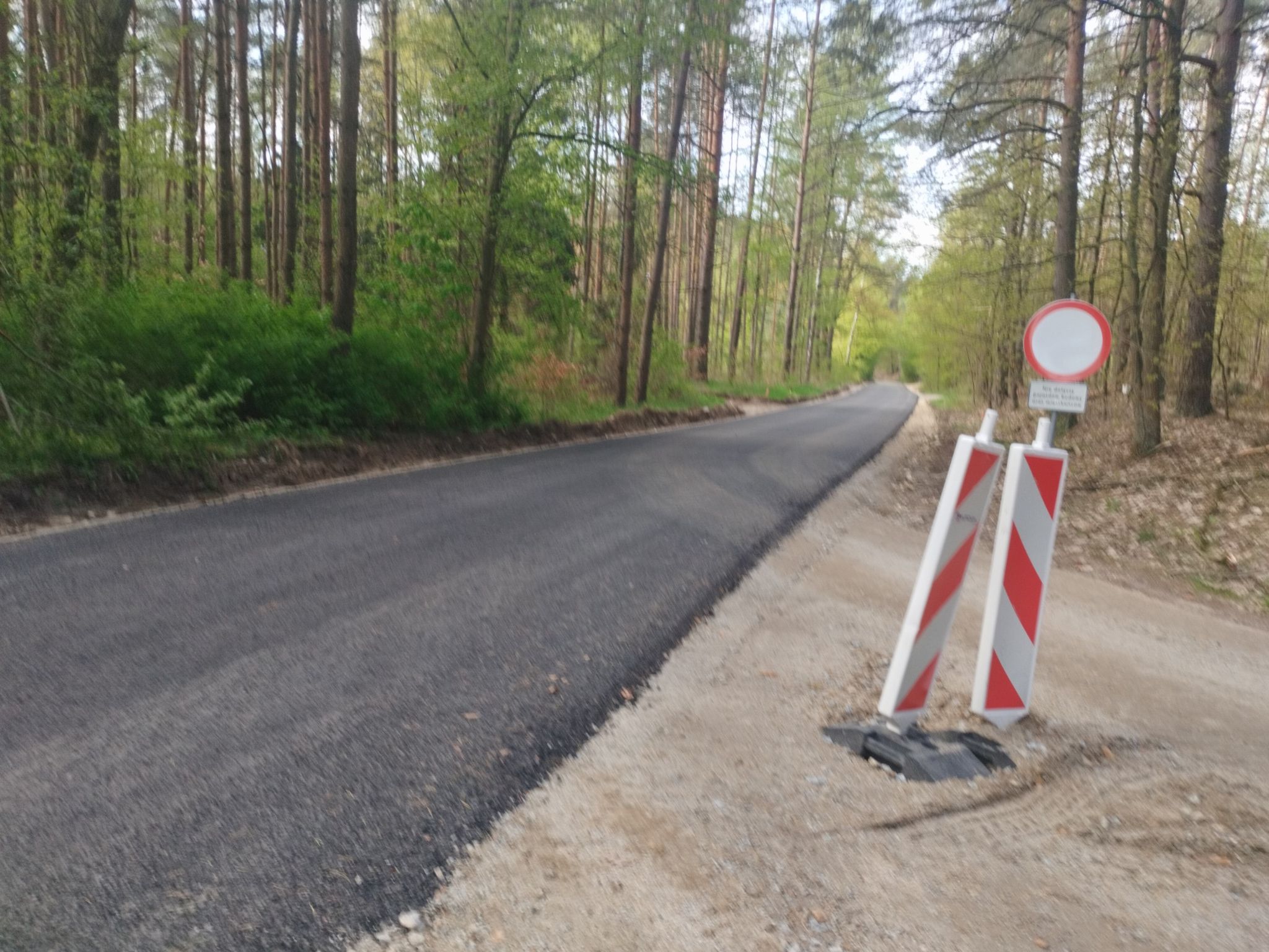 geht doch, neuer Asphalt 👍