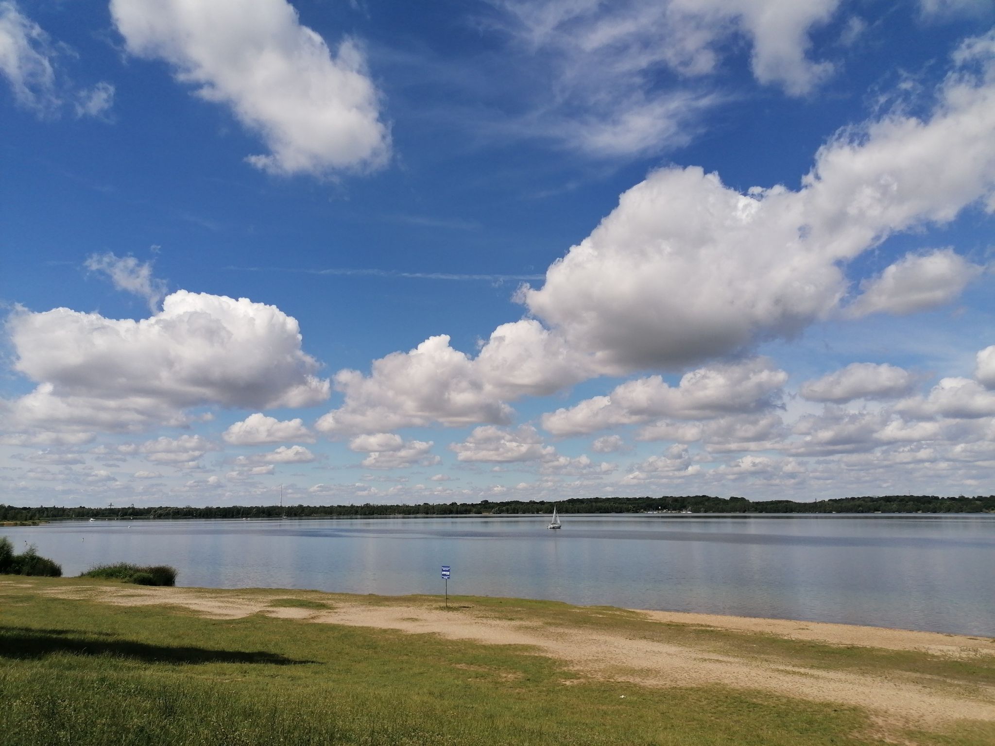 Blick auf Cospudener See