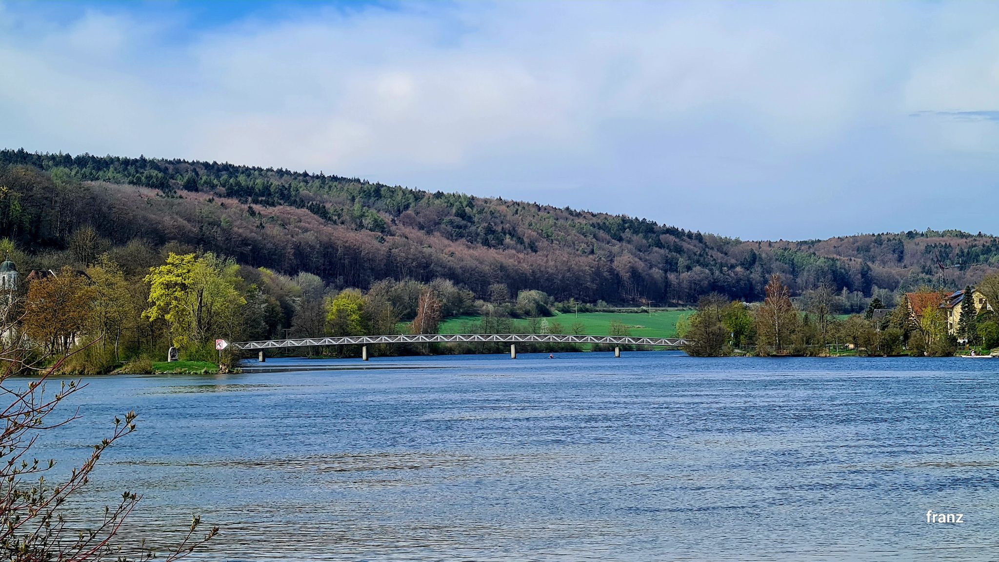Blick zur Naabmündung