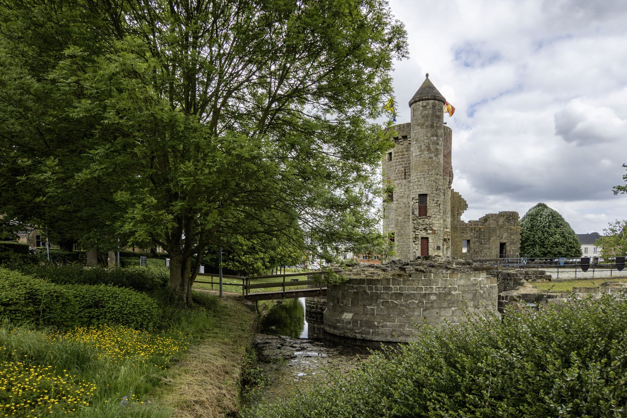Bij de Burcht van Herzele