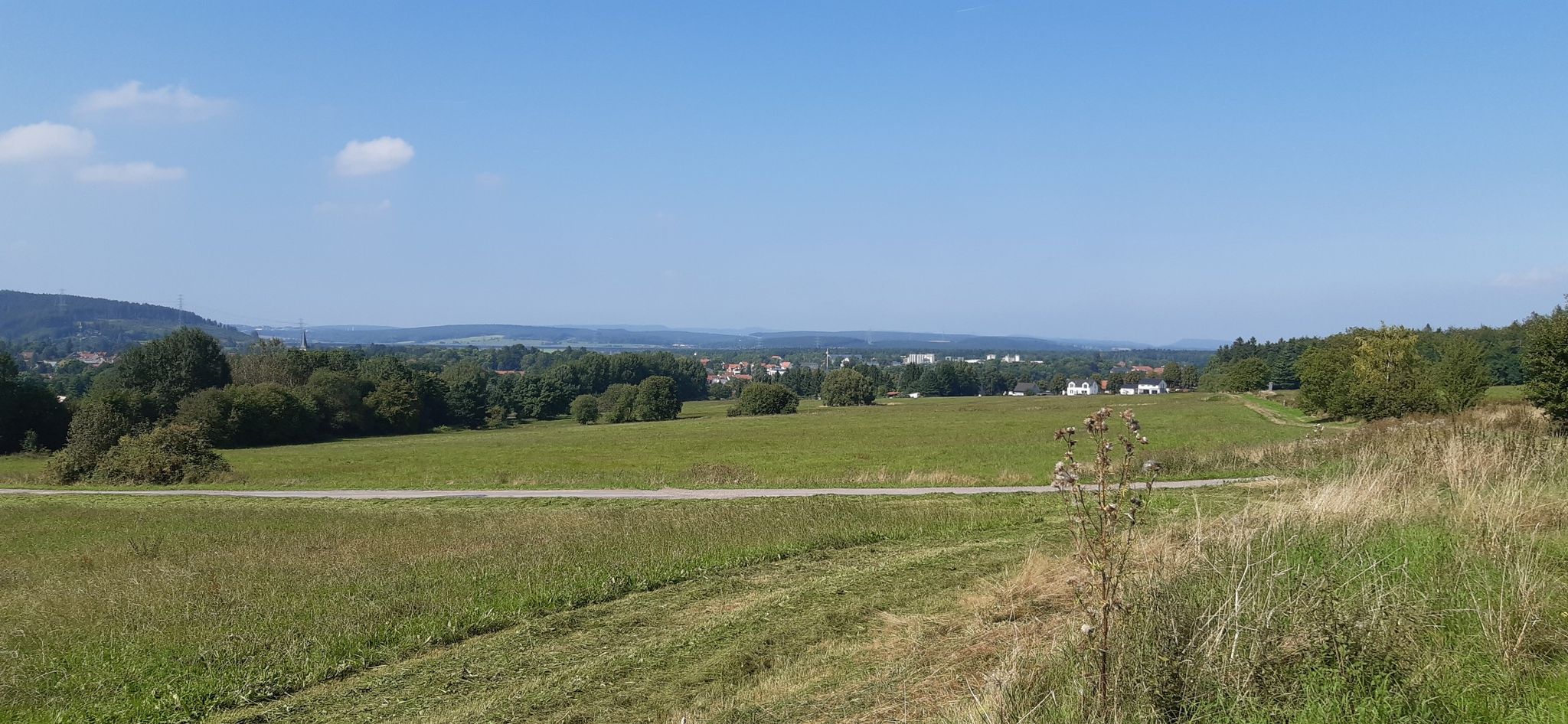 Blick Richtung Gehren von der Goldgrube  aus