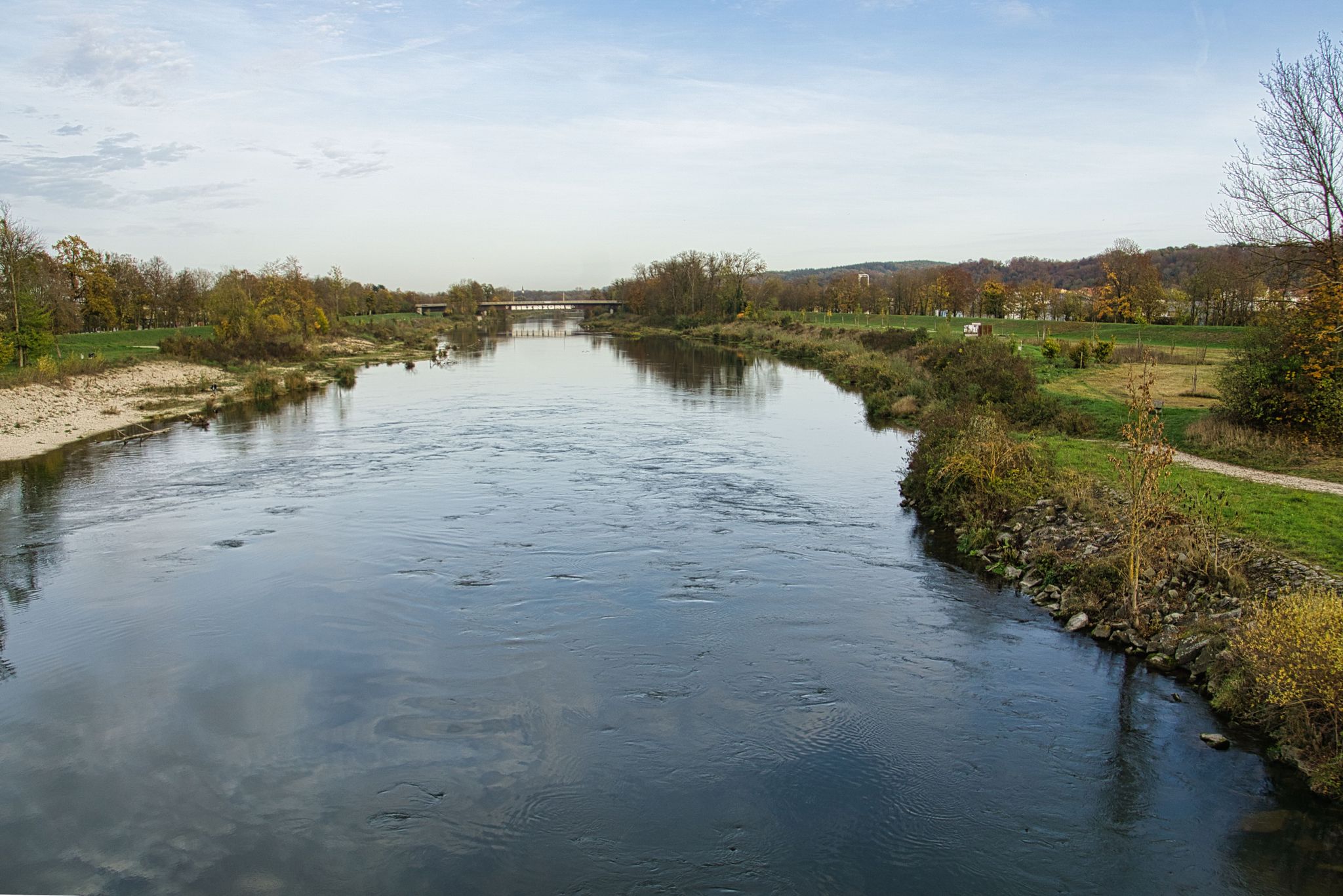 Start/Ziel Isarbrücke von Dingolfing