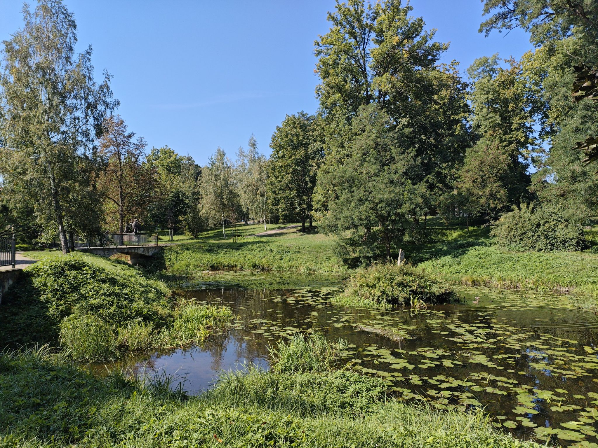 park pod pałacem