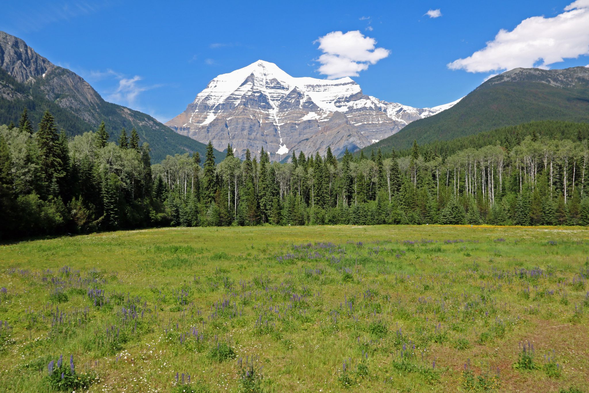 Sichten auf den Mount Robson, ab Visitor Center