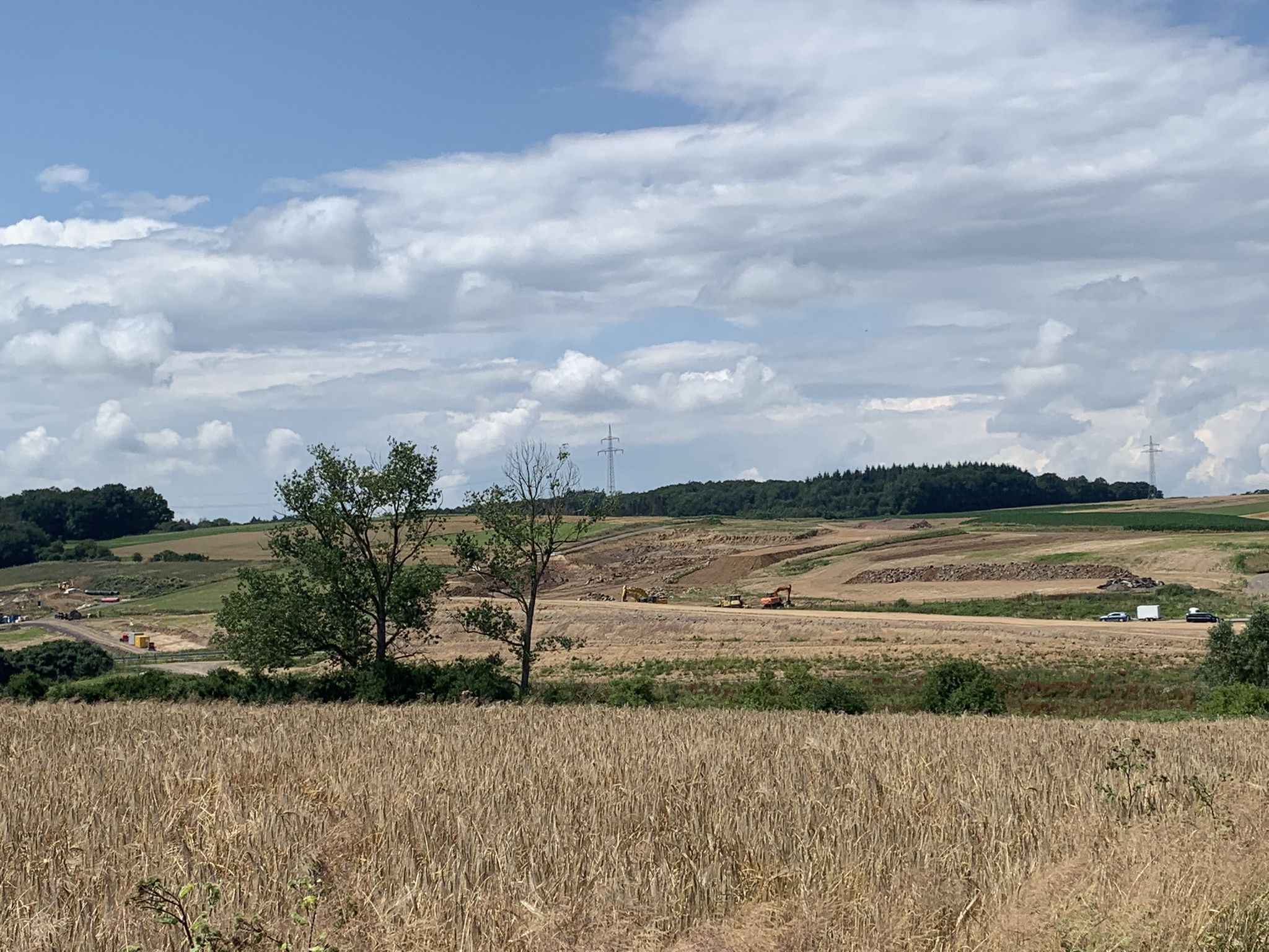 A49/A5 Baustelle Ohmtaldreieck