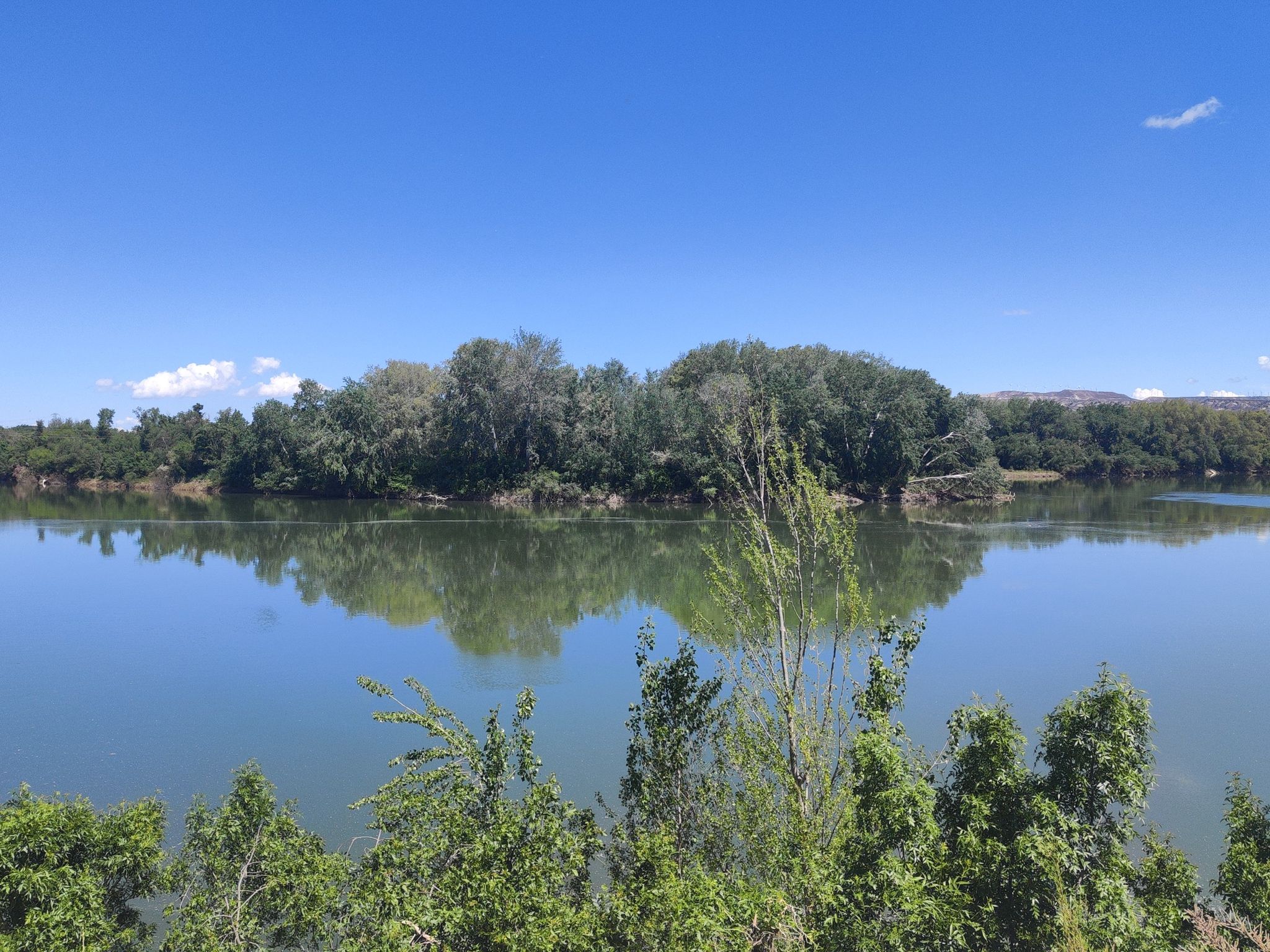 Recodo del Ebro a su paso por Cabañas