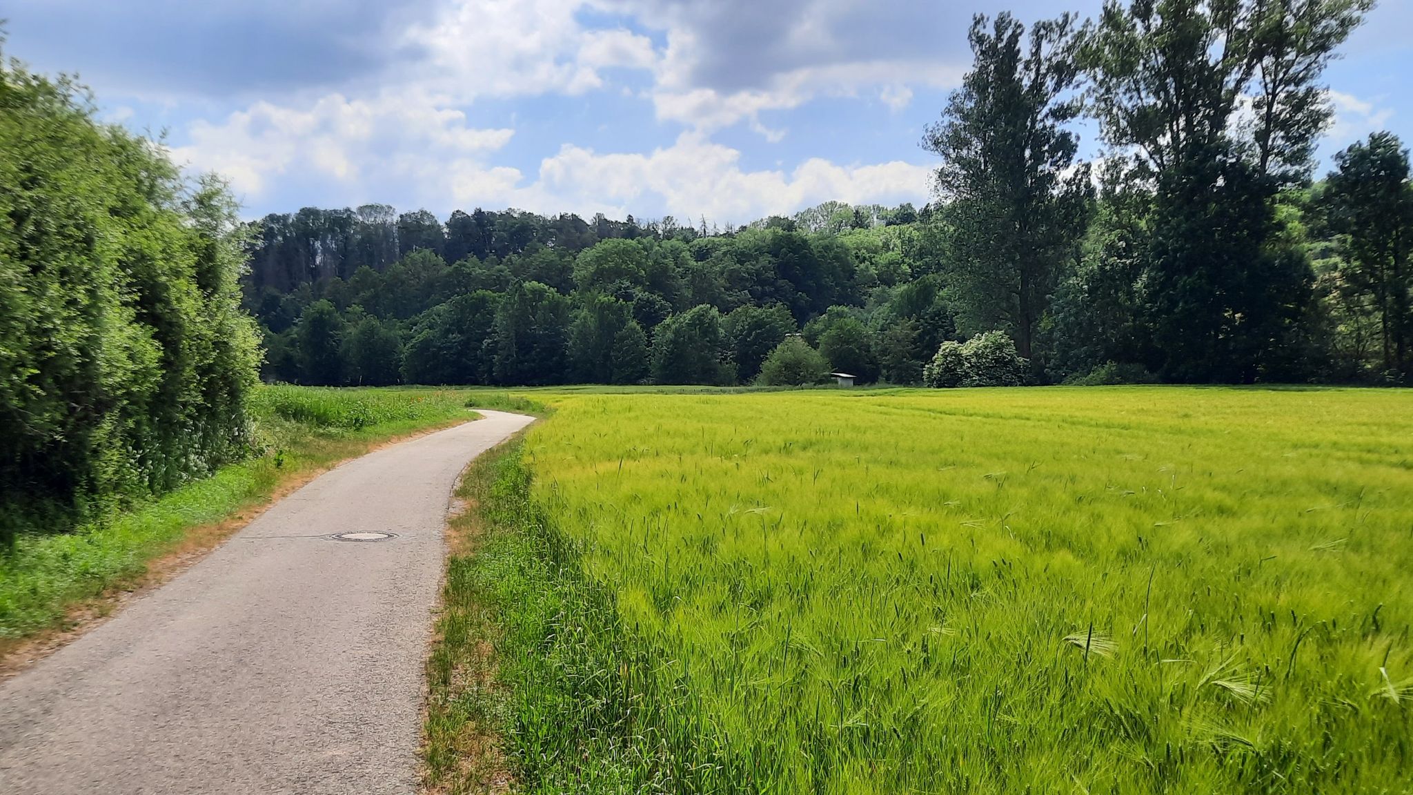 auf dem Unstrut Radweg - wunderschön