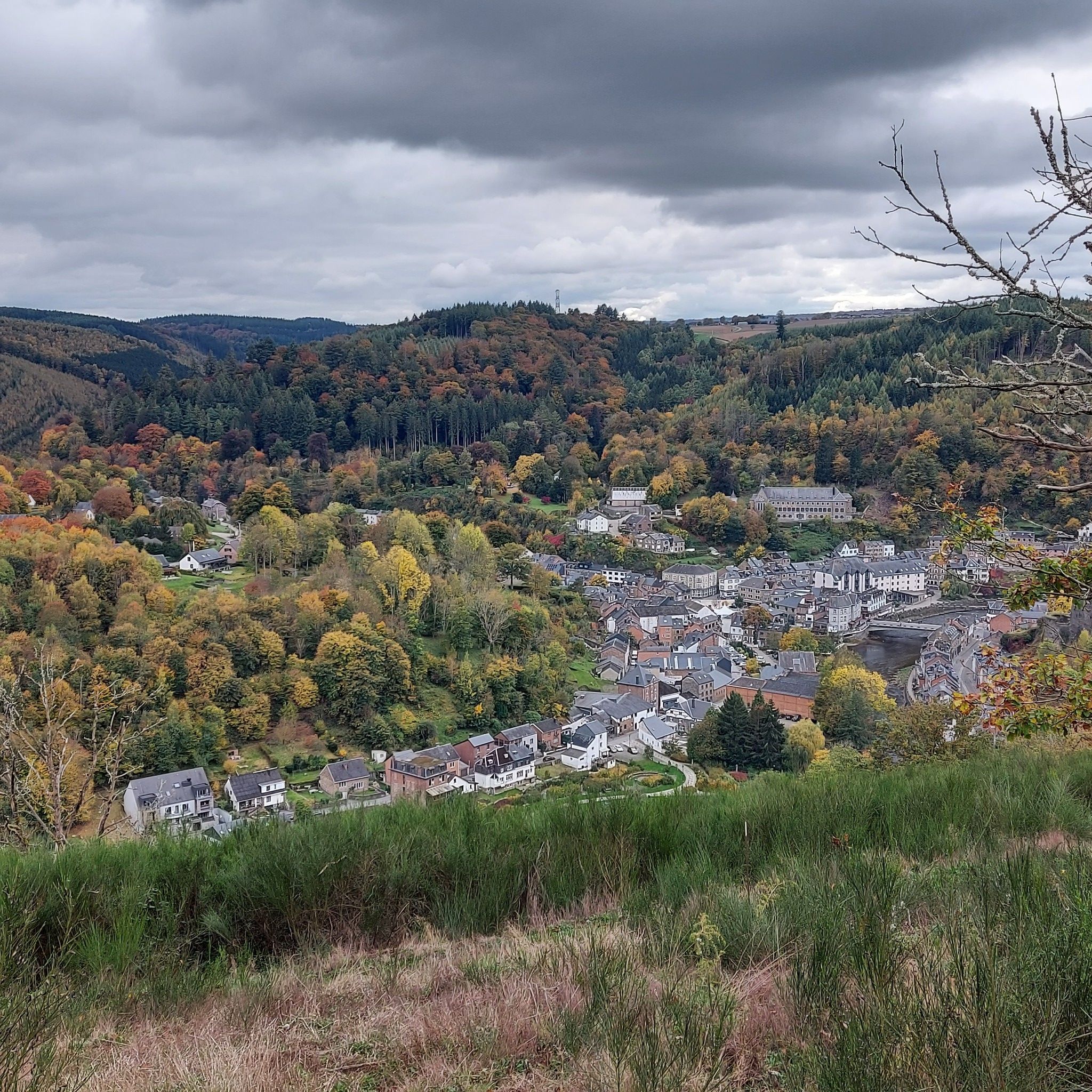 Uitzicht op la Roche.