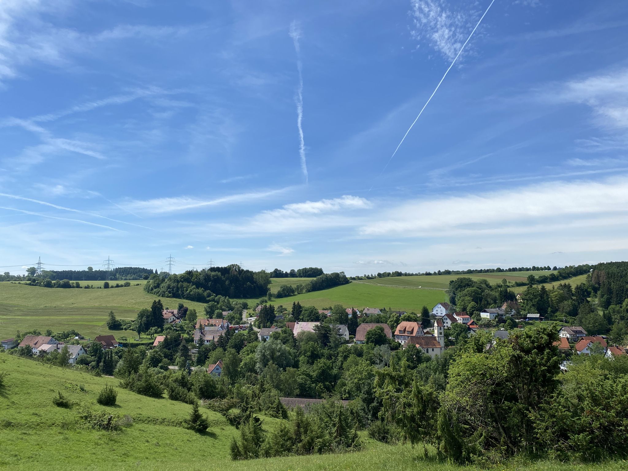 Blick auf Mühlhausen