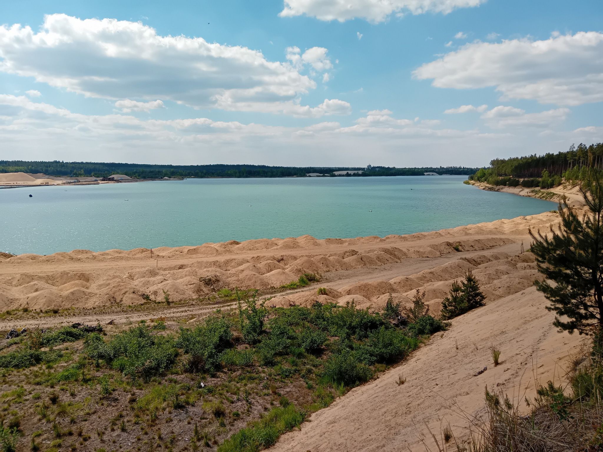 Sandgrube der Firma Lasselsberger