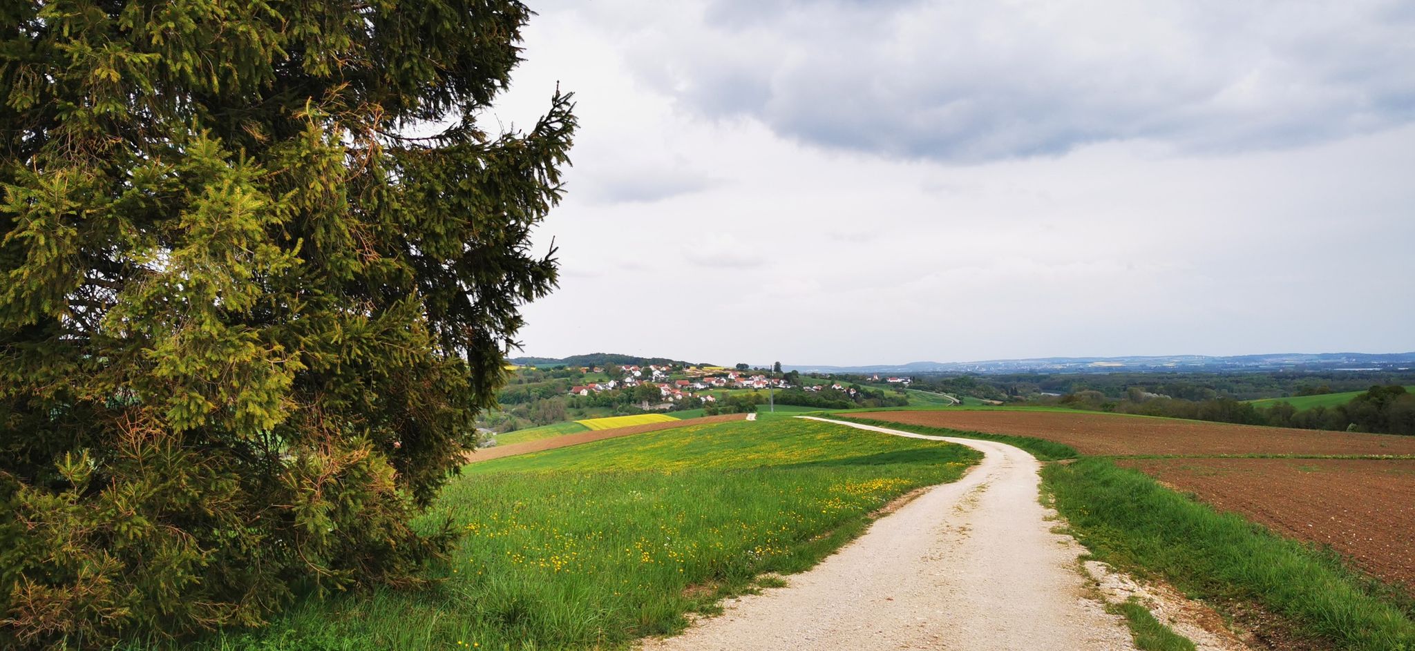 Blick zurück nach Graisbach