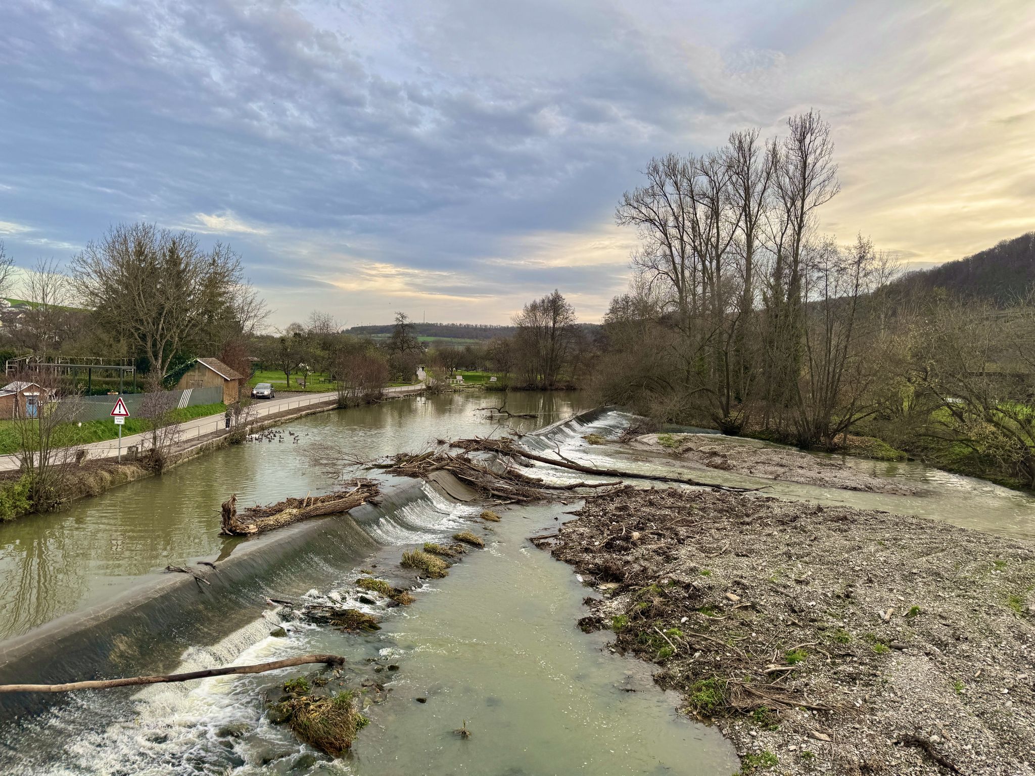 Tauberwehr bei Edelfingen