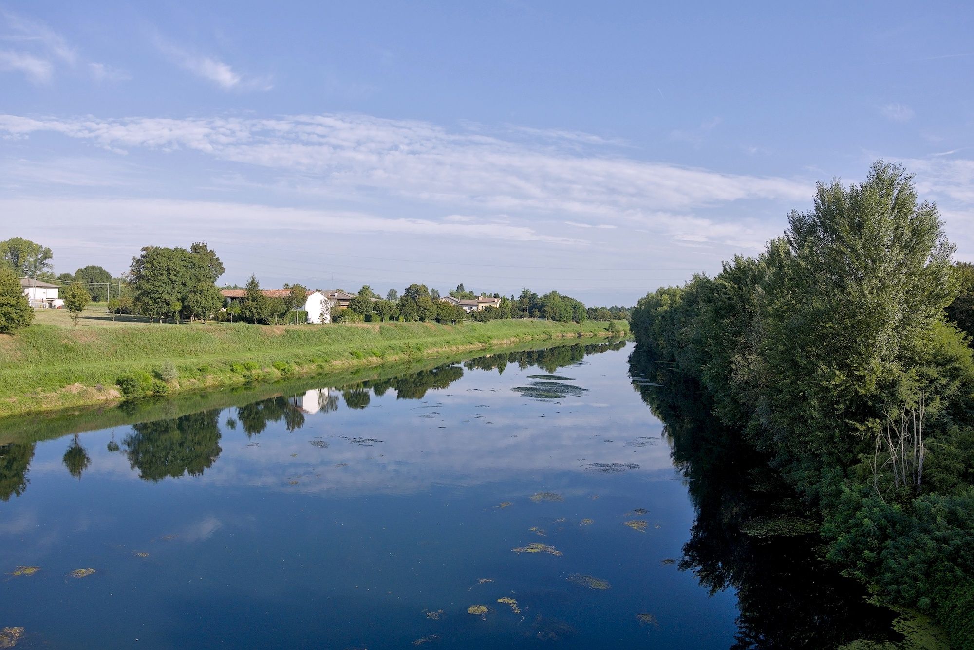 Letzter Blick auf die Brenta, die wir nun verlassen