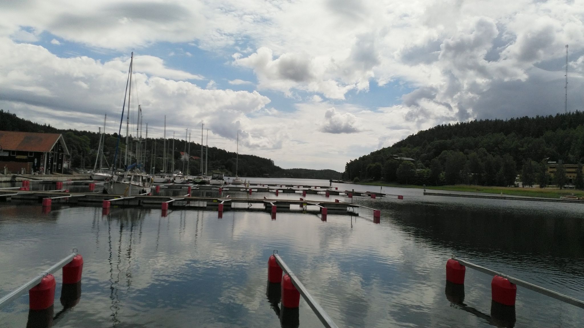 Der Hafen von Valdemarsvik