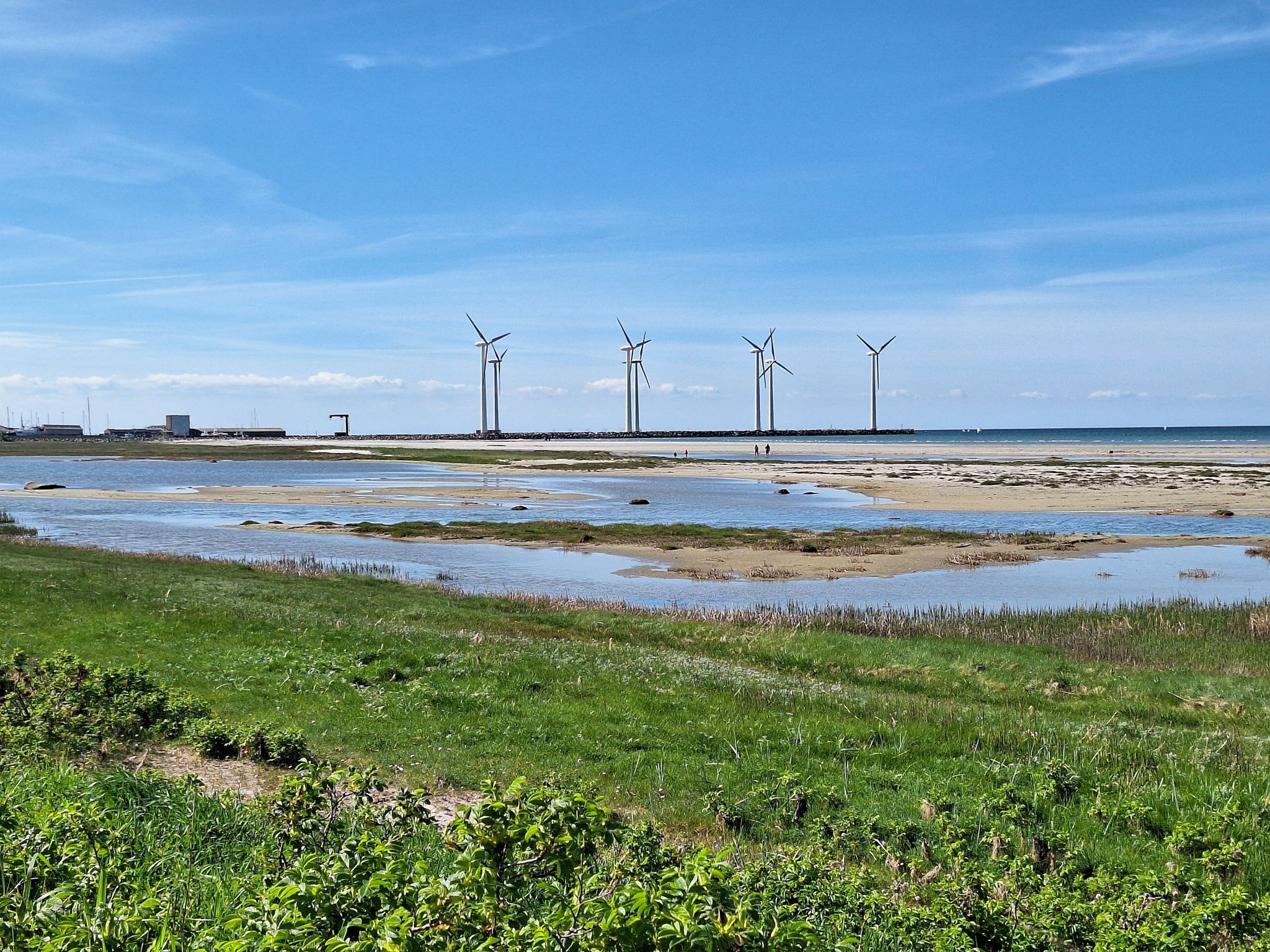 Blick nach Bønnerup Hafen