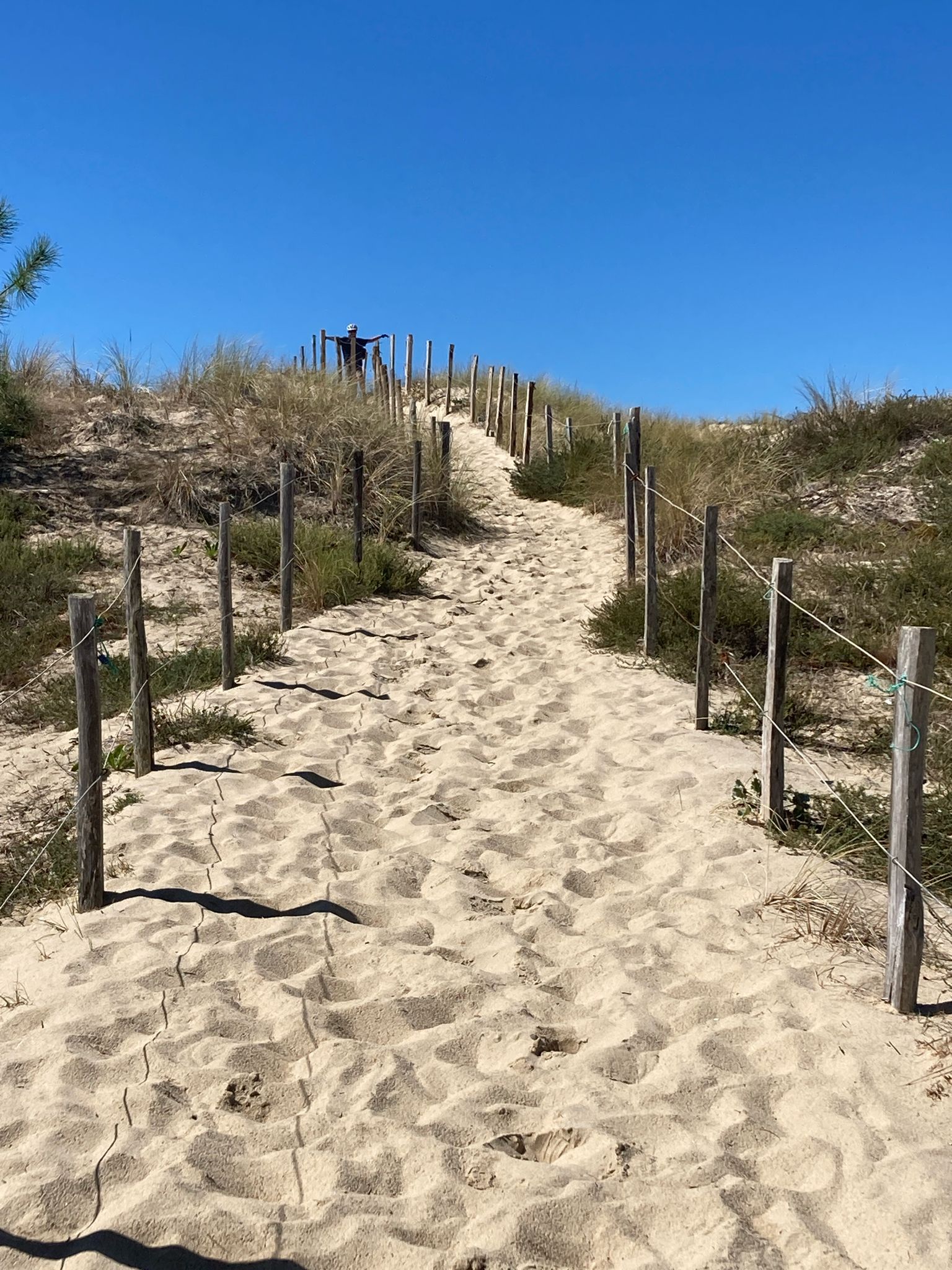 Erstmals auf eine Düne steigen!