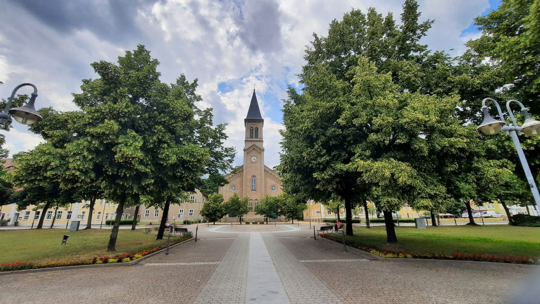 Kirche der Brudergemeinde am Zinzendorfplatz Niesky