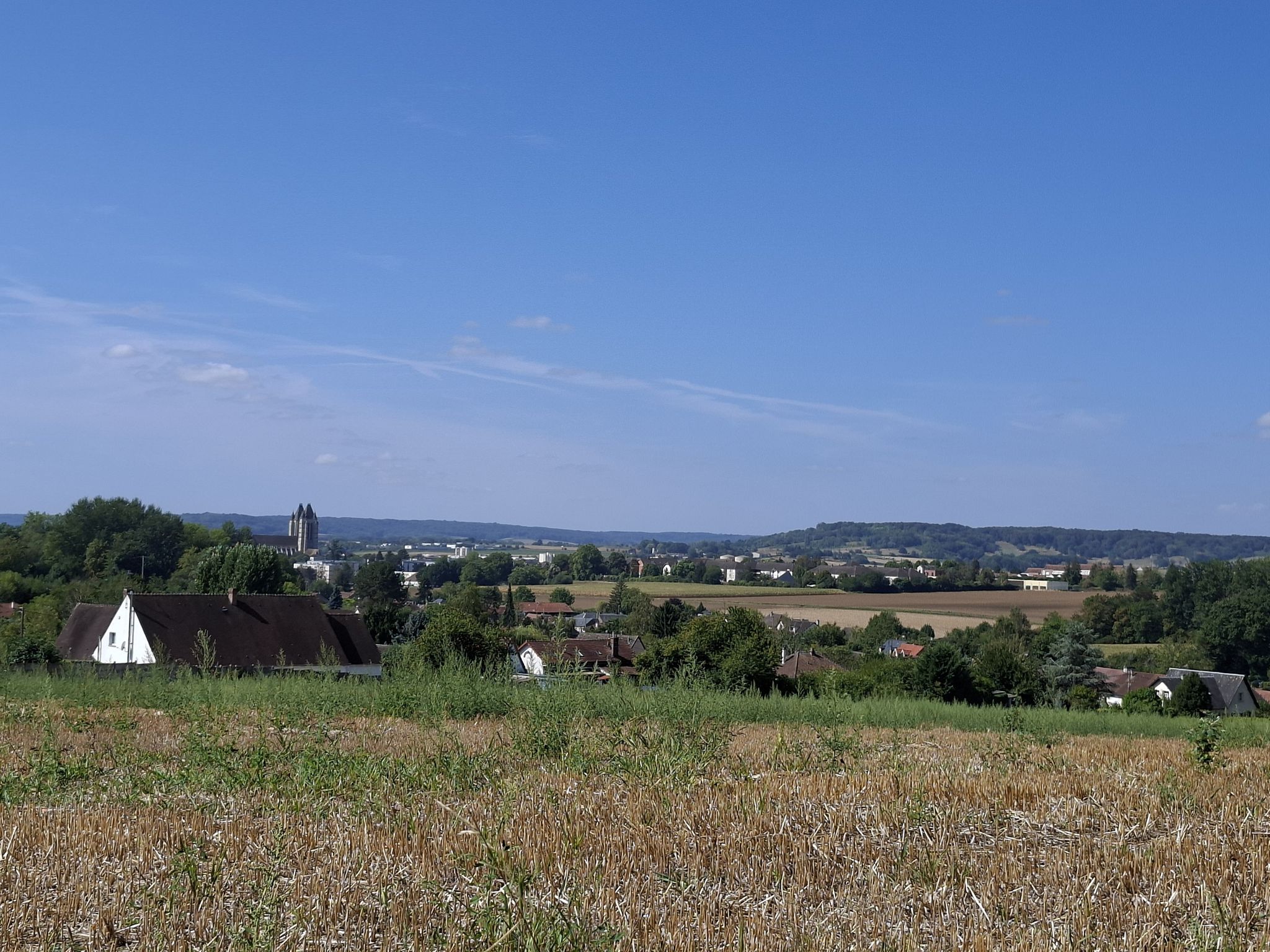uitzicht op Noyon