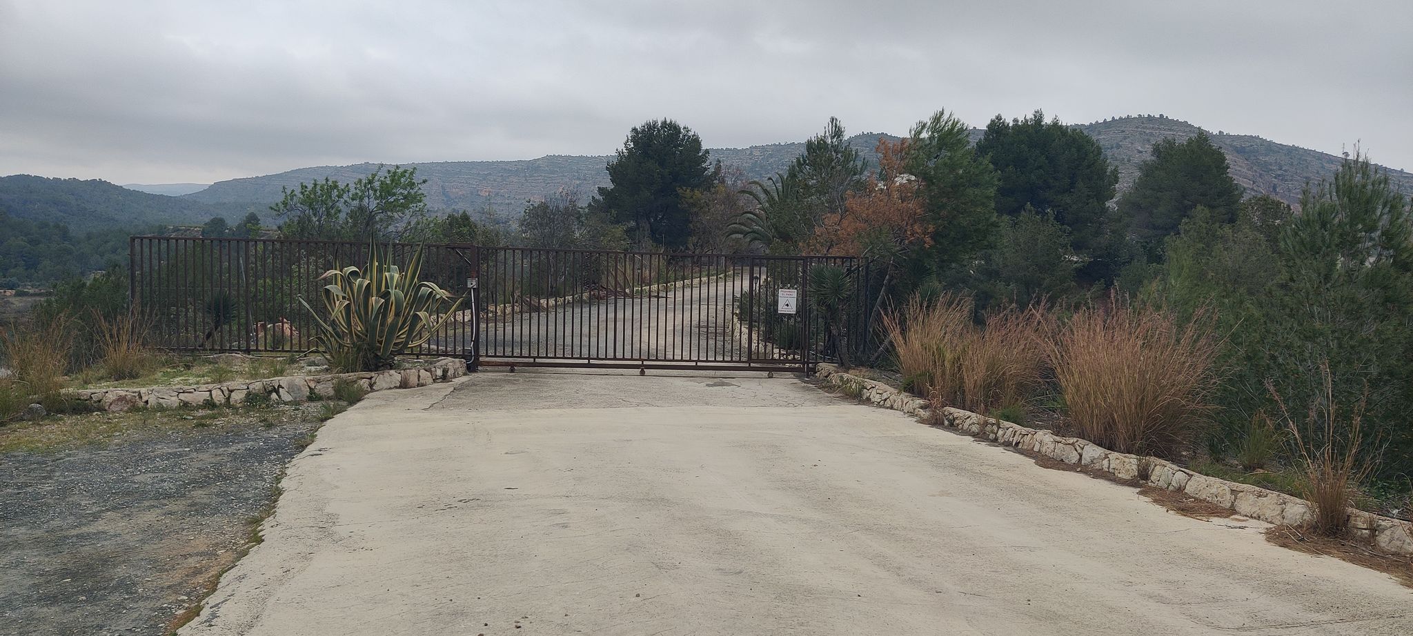 Privatweg gesperrt