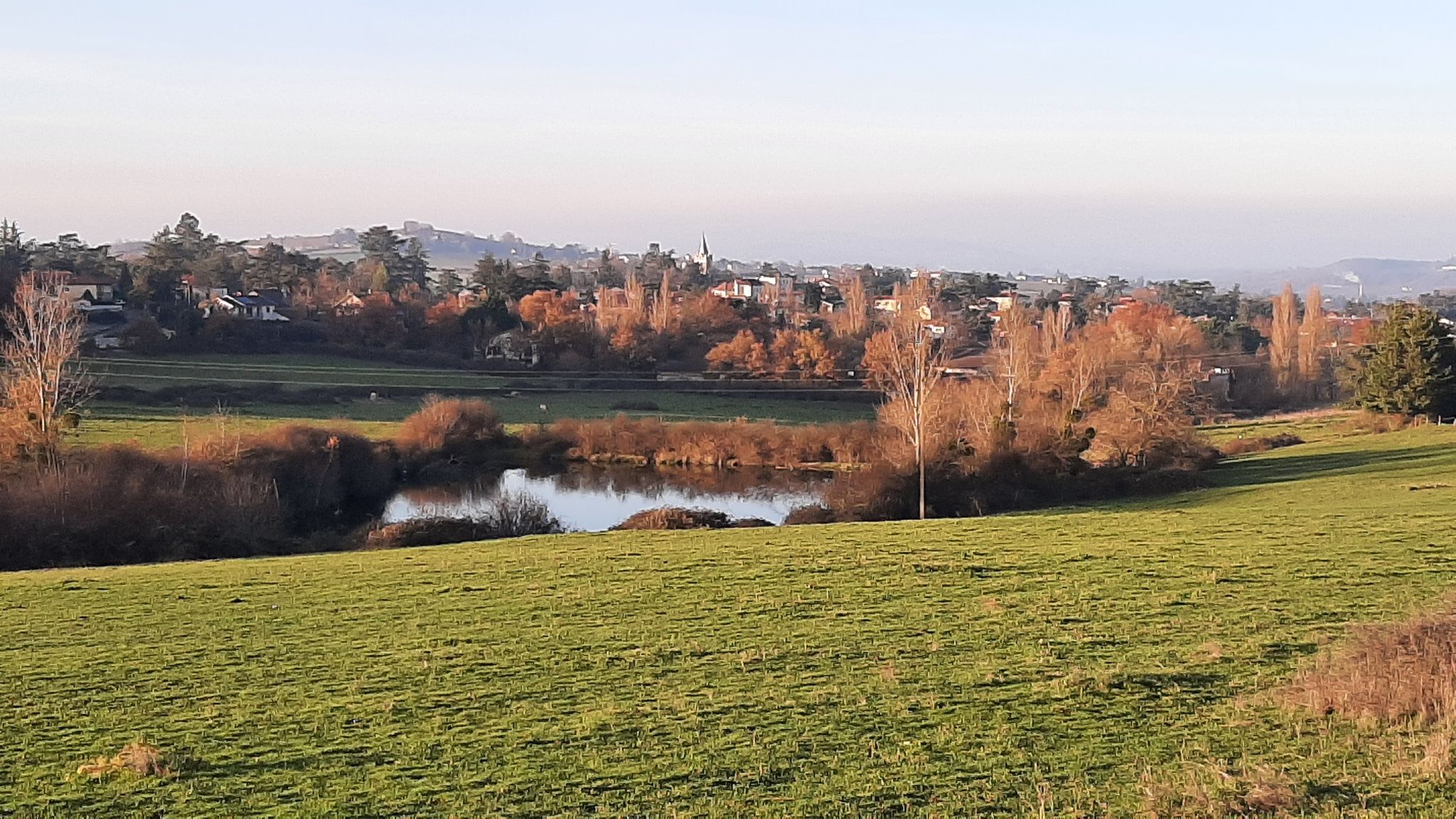 Couleurs d'automne sur Lentilly