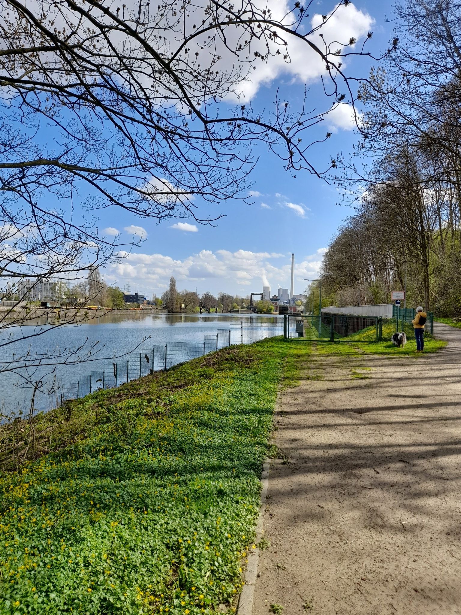 Die Schleuse in Herne