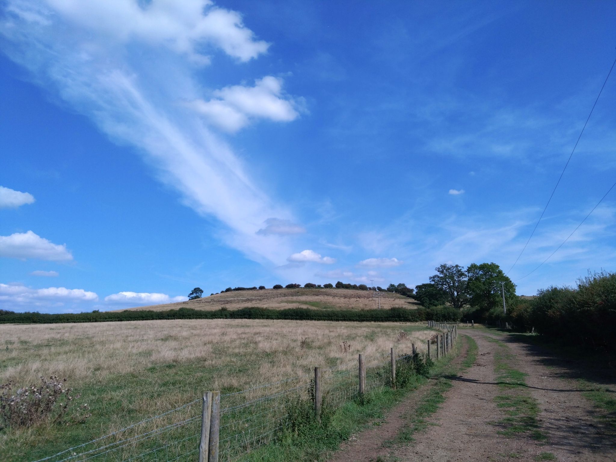 Looking toward Glassthorpe Hill