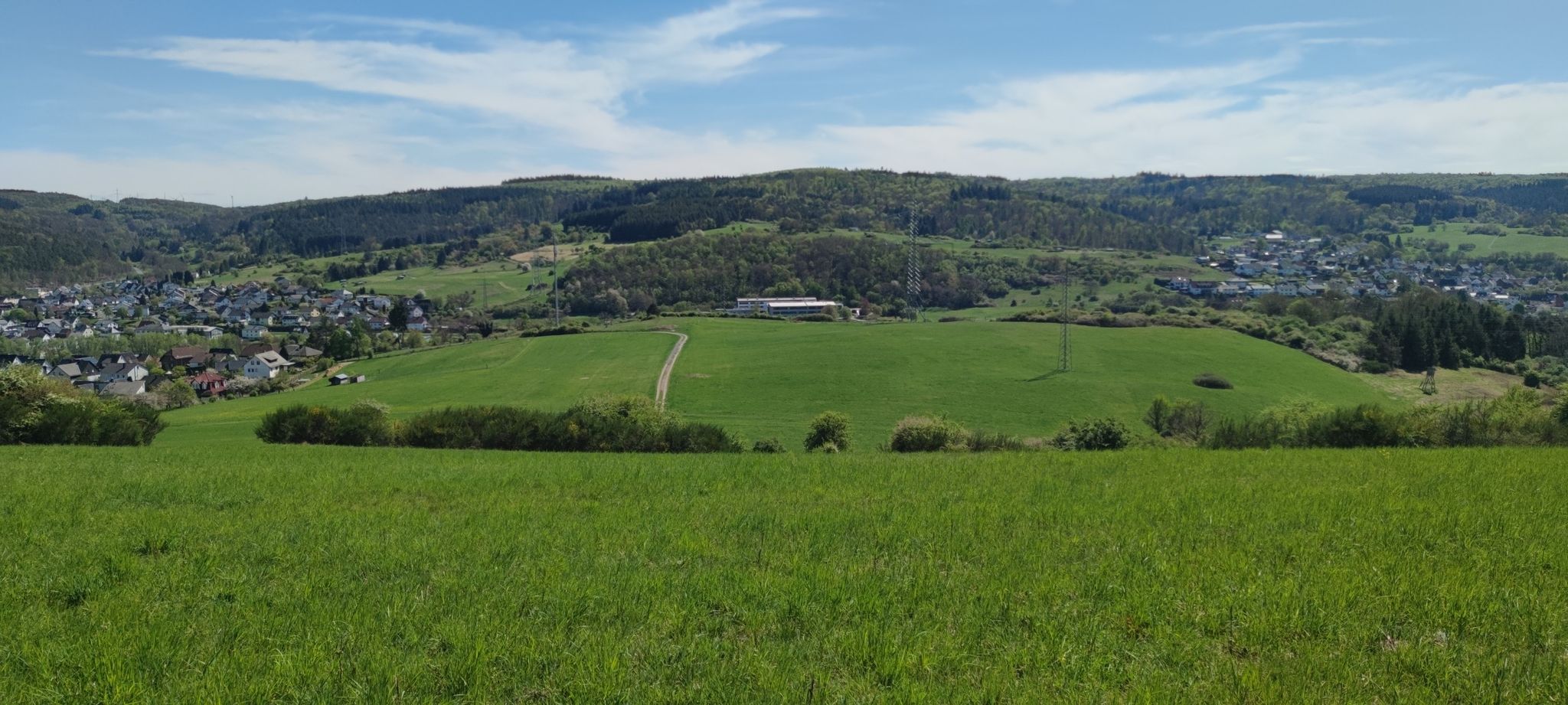 Herrliche Aussicht vom Kreuz herunter