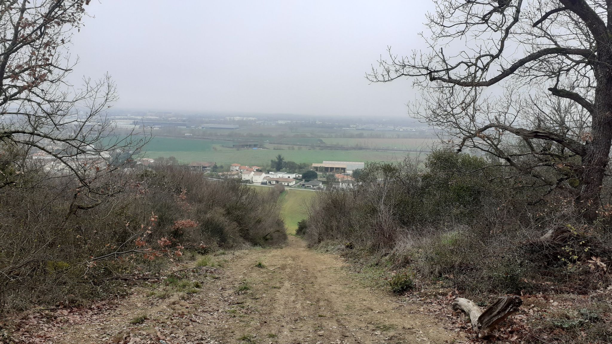 Montée dans les coteaux du frontonnais