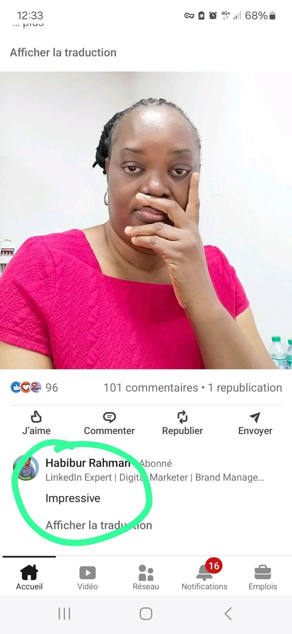 user avatar