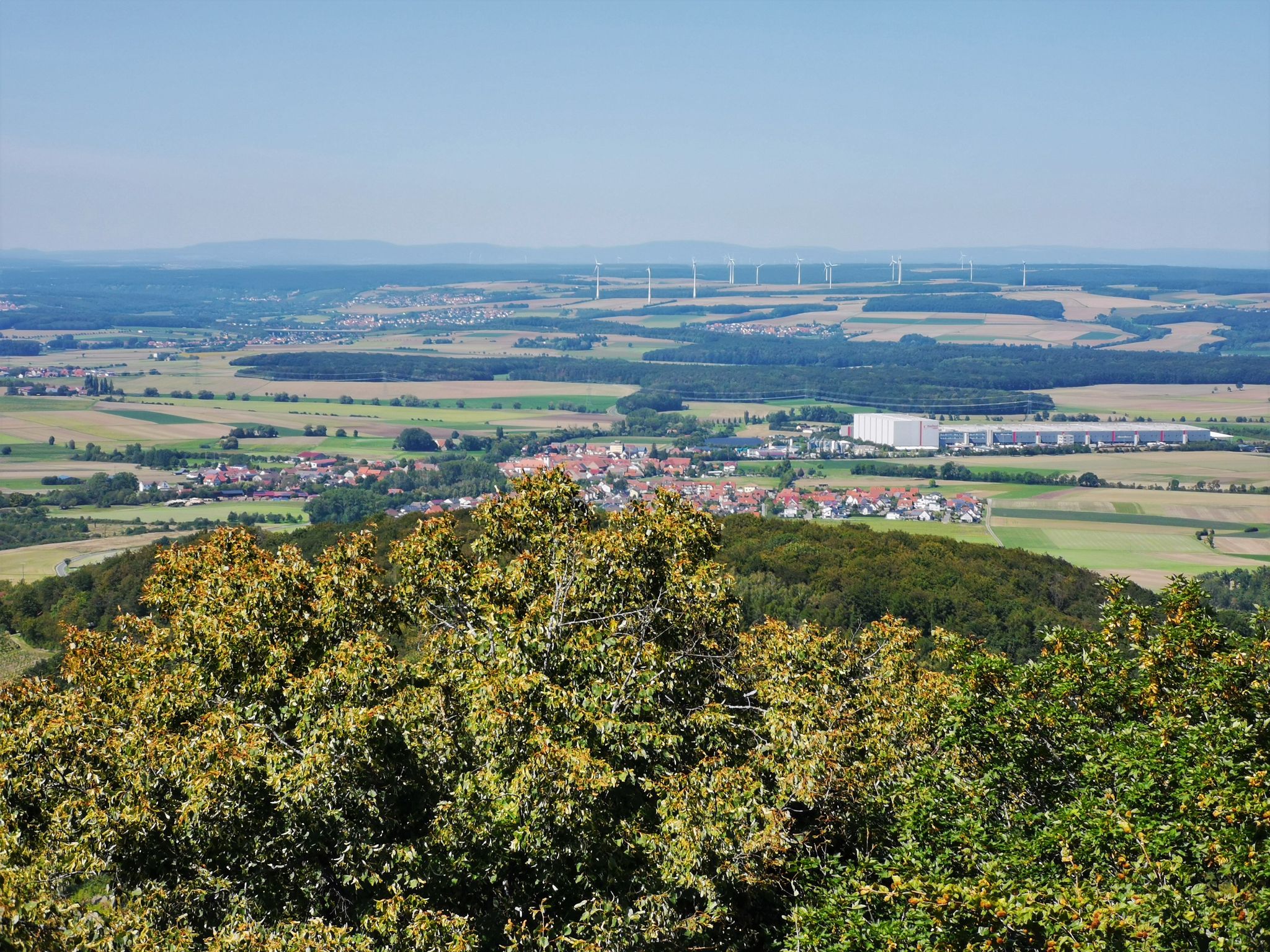 Blick vom Zabelsteinturm bis zur Rhön