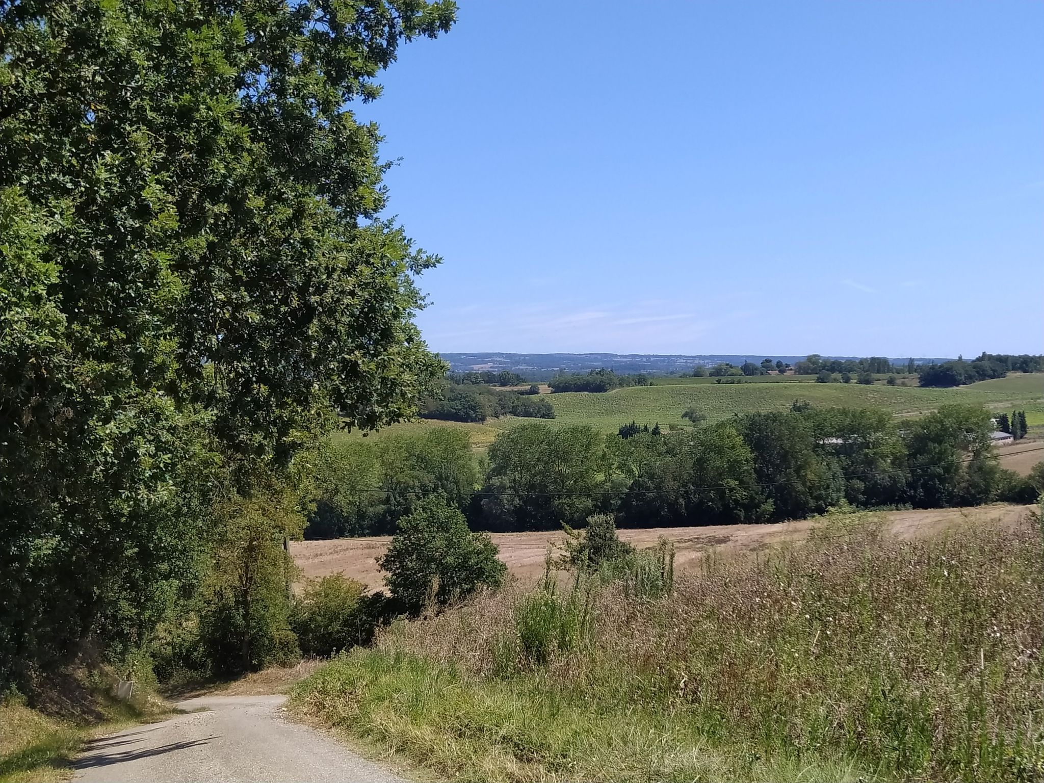 steile Abfahrt