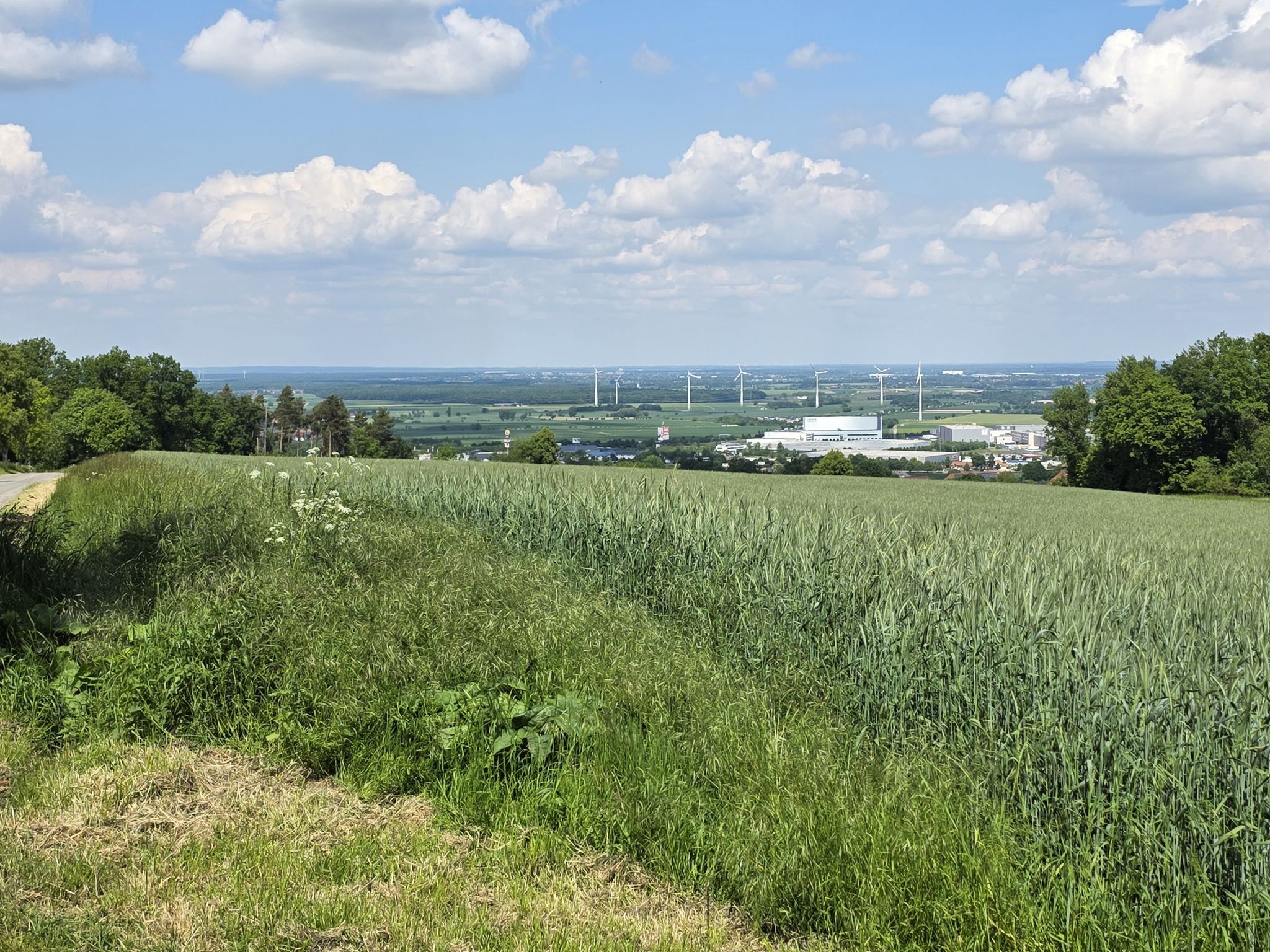 Blick von der Bantorfer Höhe