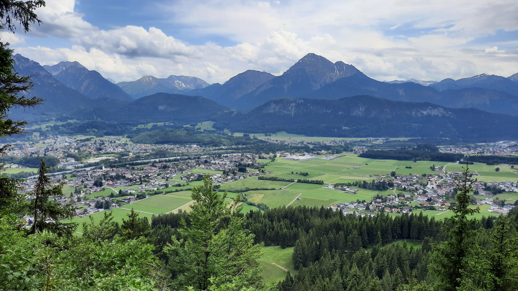 Blick auf Reutte