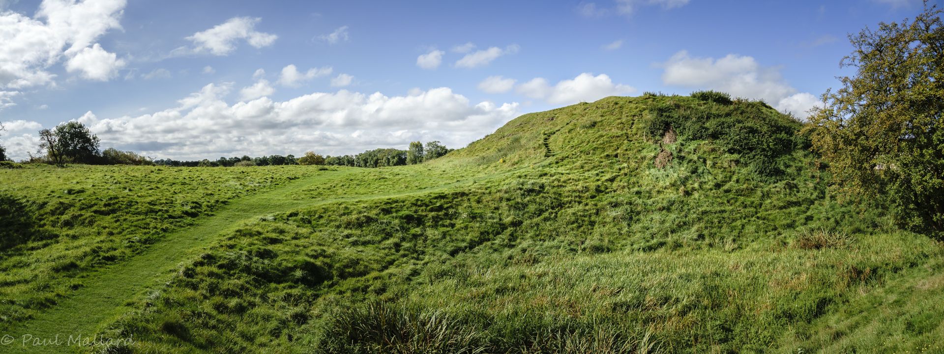 The remains of Fotheringhay Castle Mound