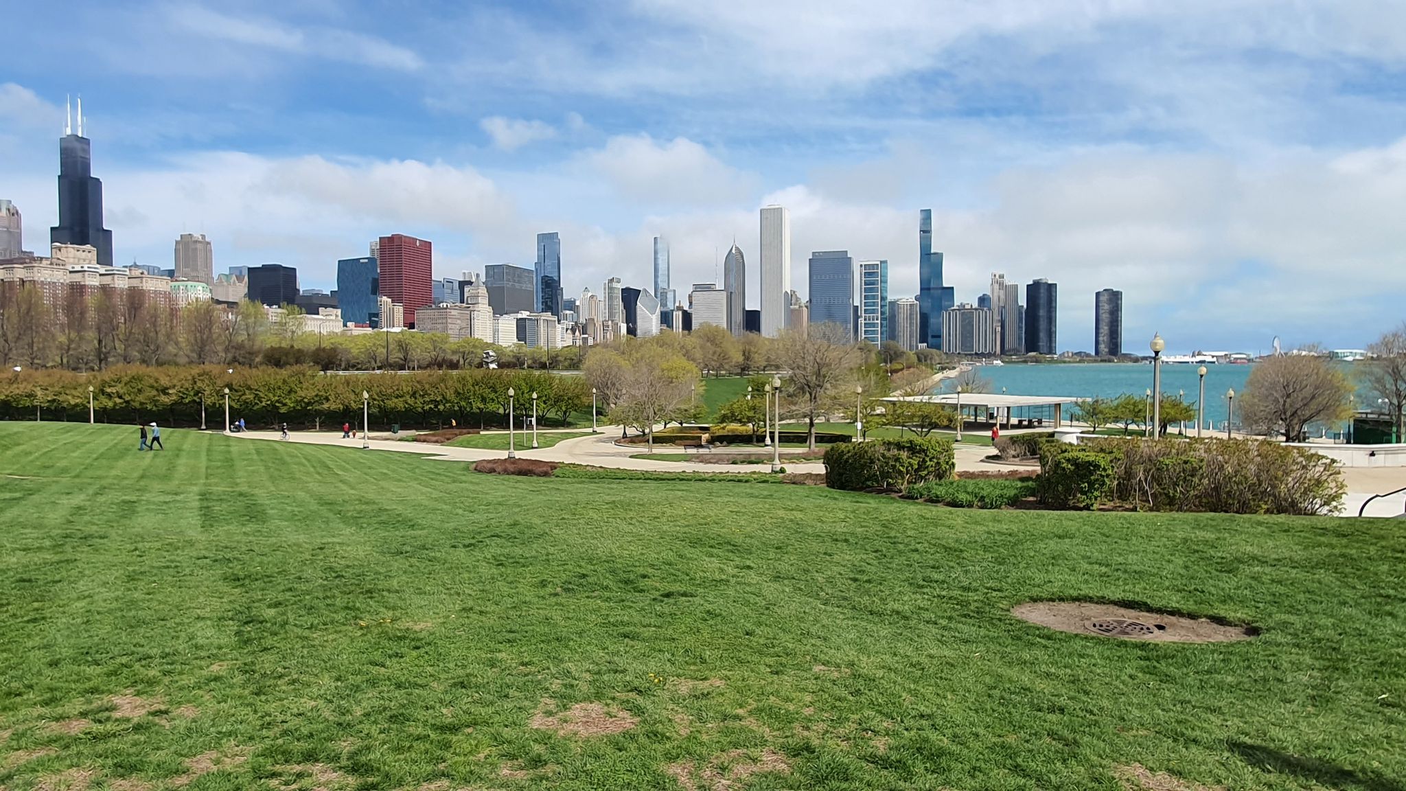 Chicago Skyline vom Willi's Tower bis zu Navy Pier