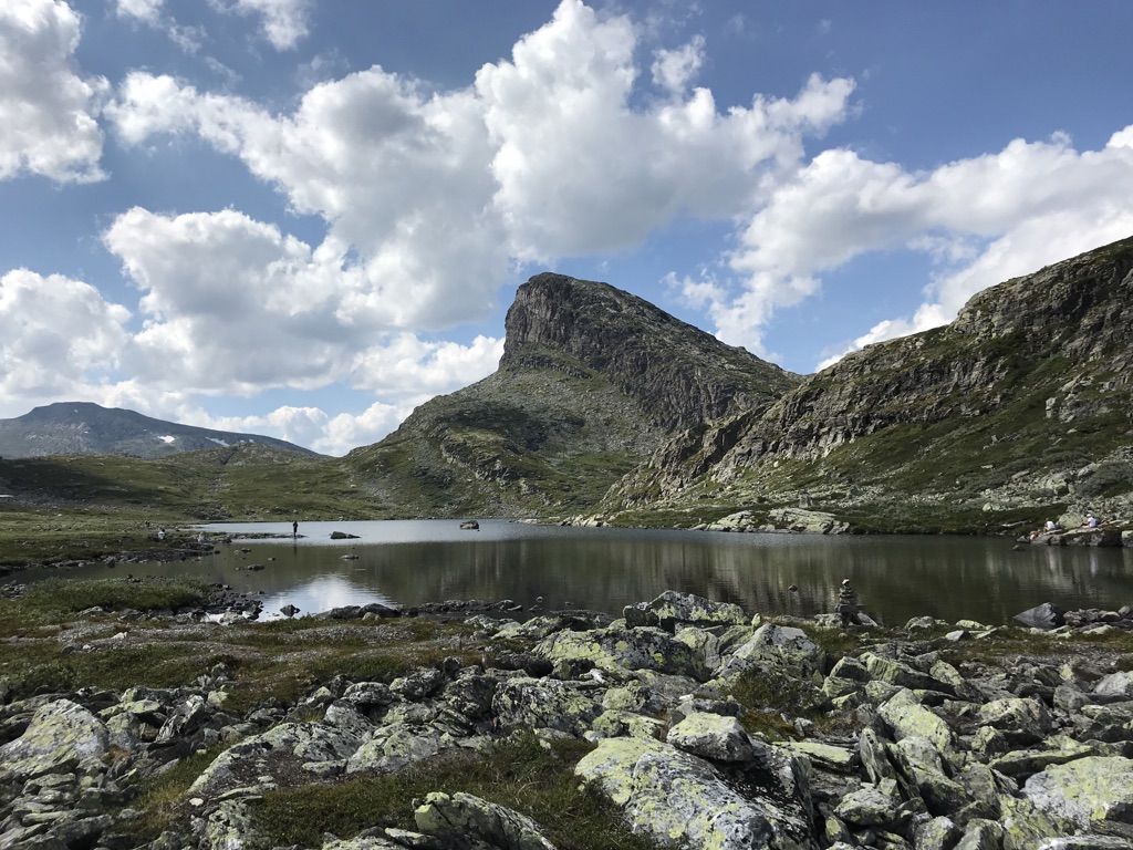 Bergseepanorama zum Rasten gut