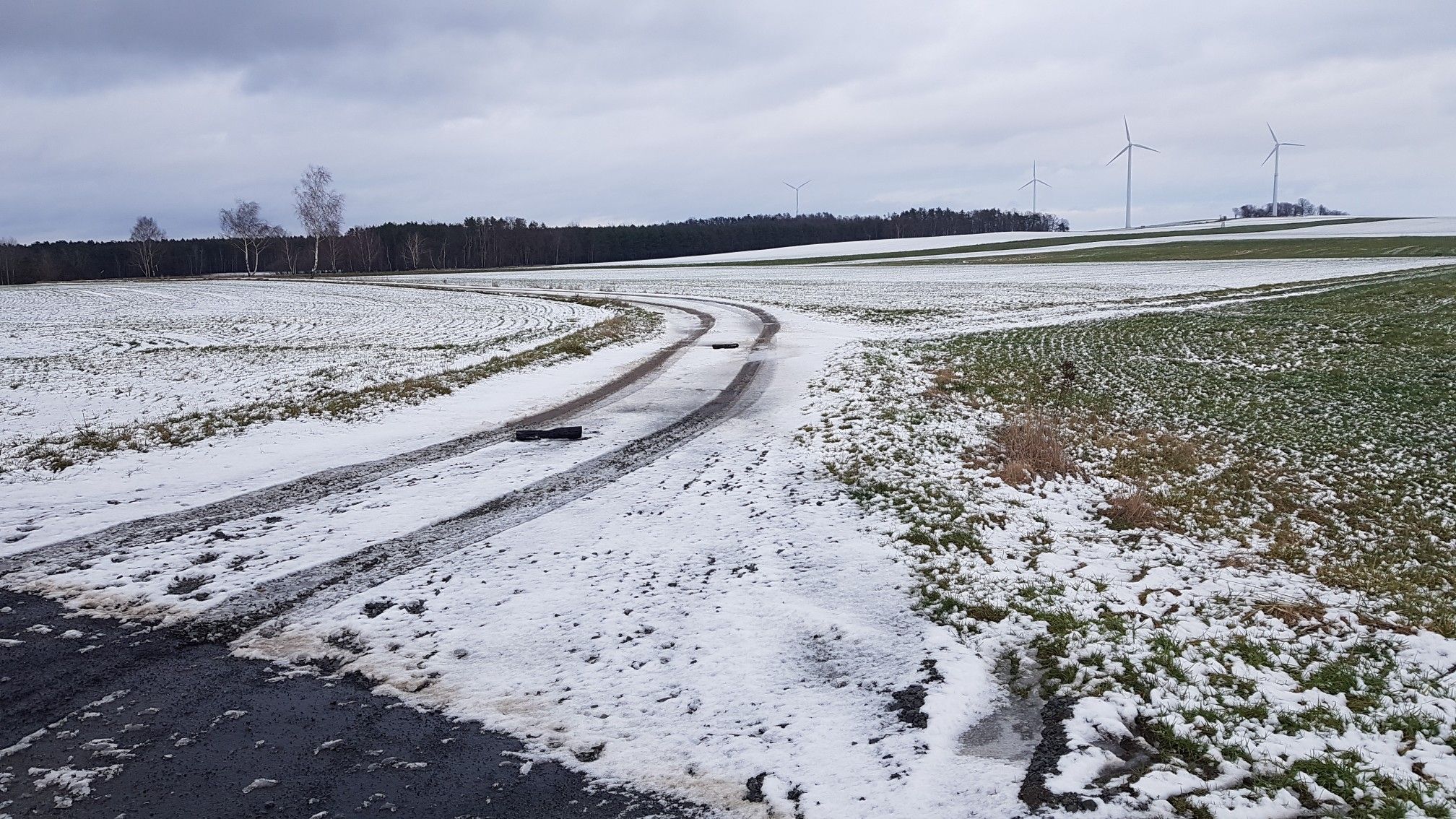 weg von der Straße