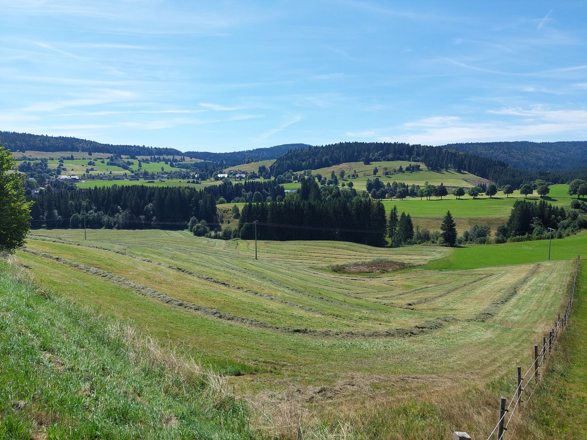 L149 Bernau-Dorf, Blick auf den Ortsteil Innerlehen