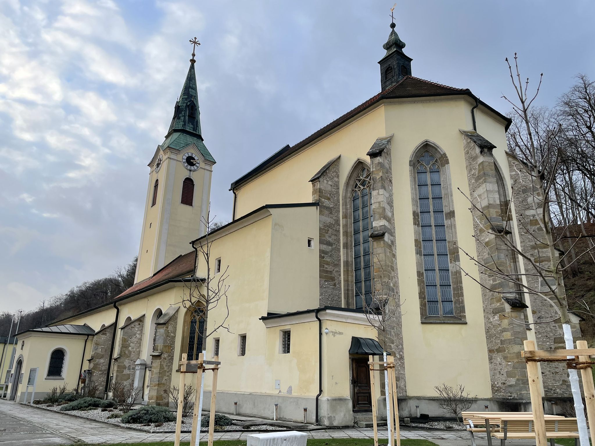 Stadtpfarrkirche  St. Stephan  - eine von 4 kath. Kirchen