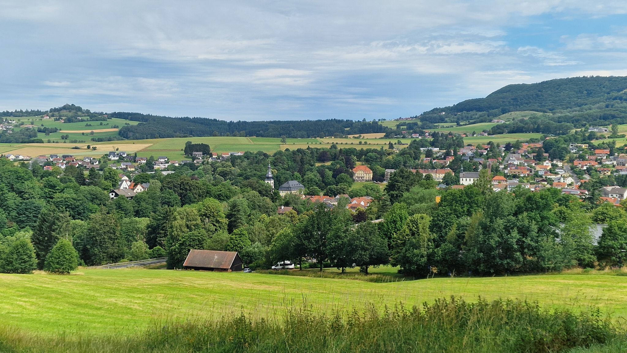 Blick auf Gersfeld