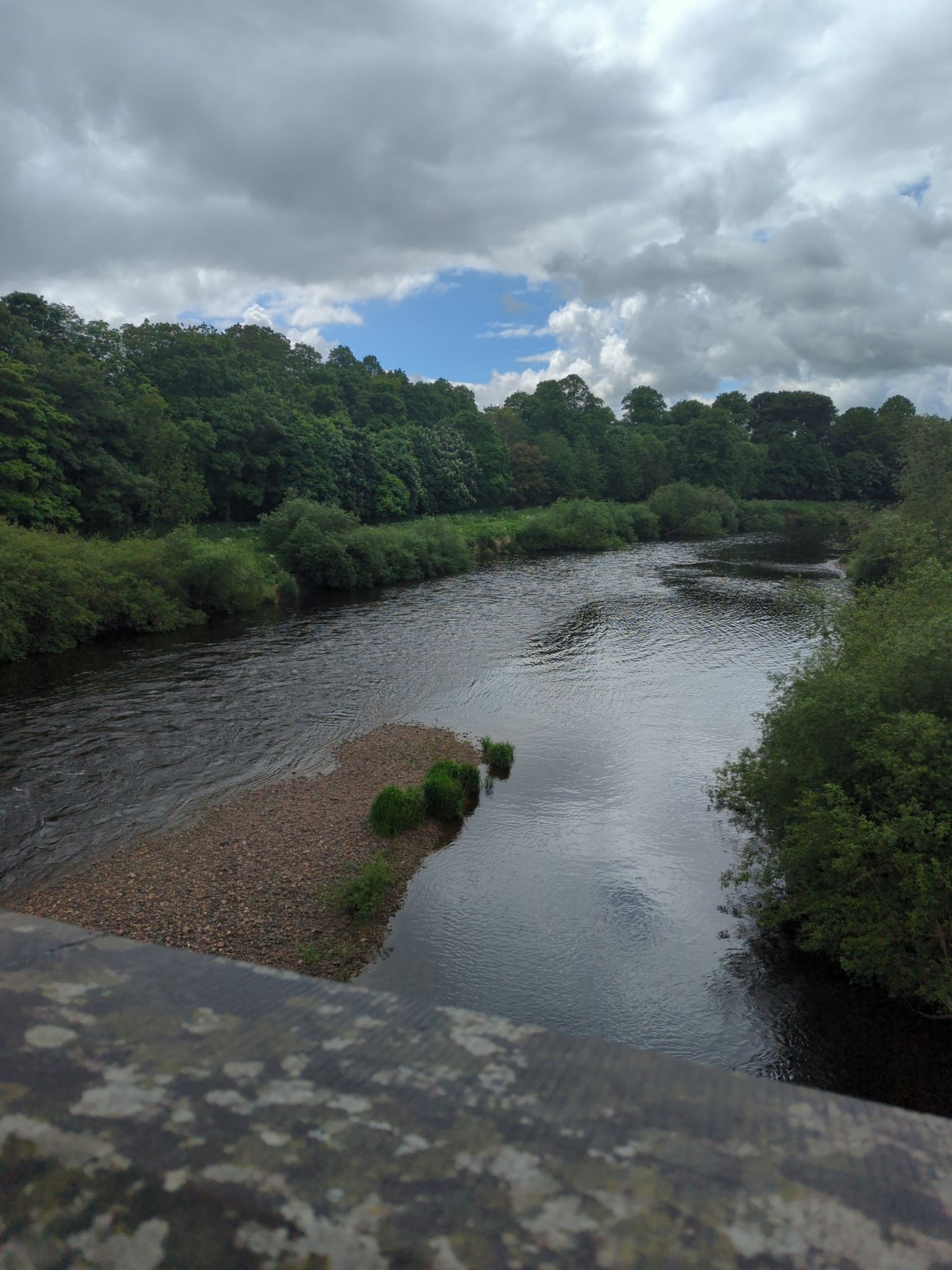River Eden in Carlisle Centre