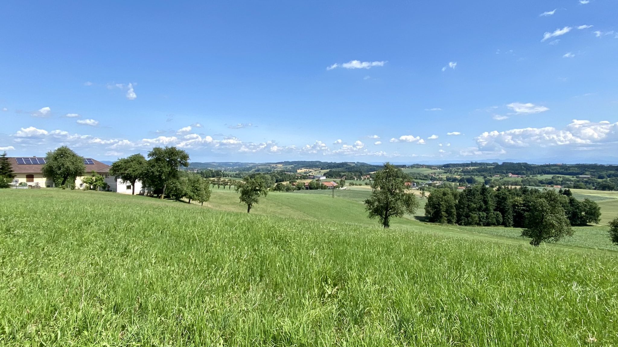 Hügelland Richtung Osten