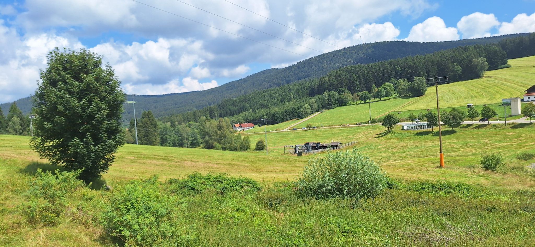 Hier hat es so langsam aufgezogen - Dafür ging der Rest der Strecke fast immer gegen den Wind
