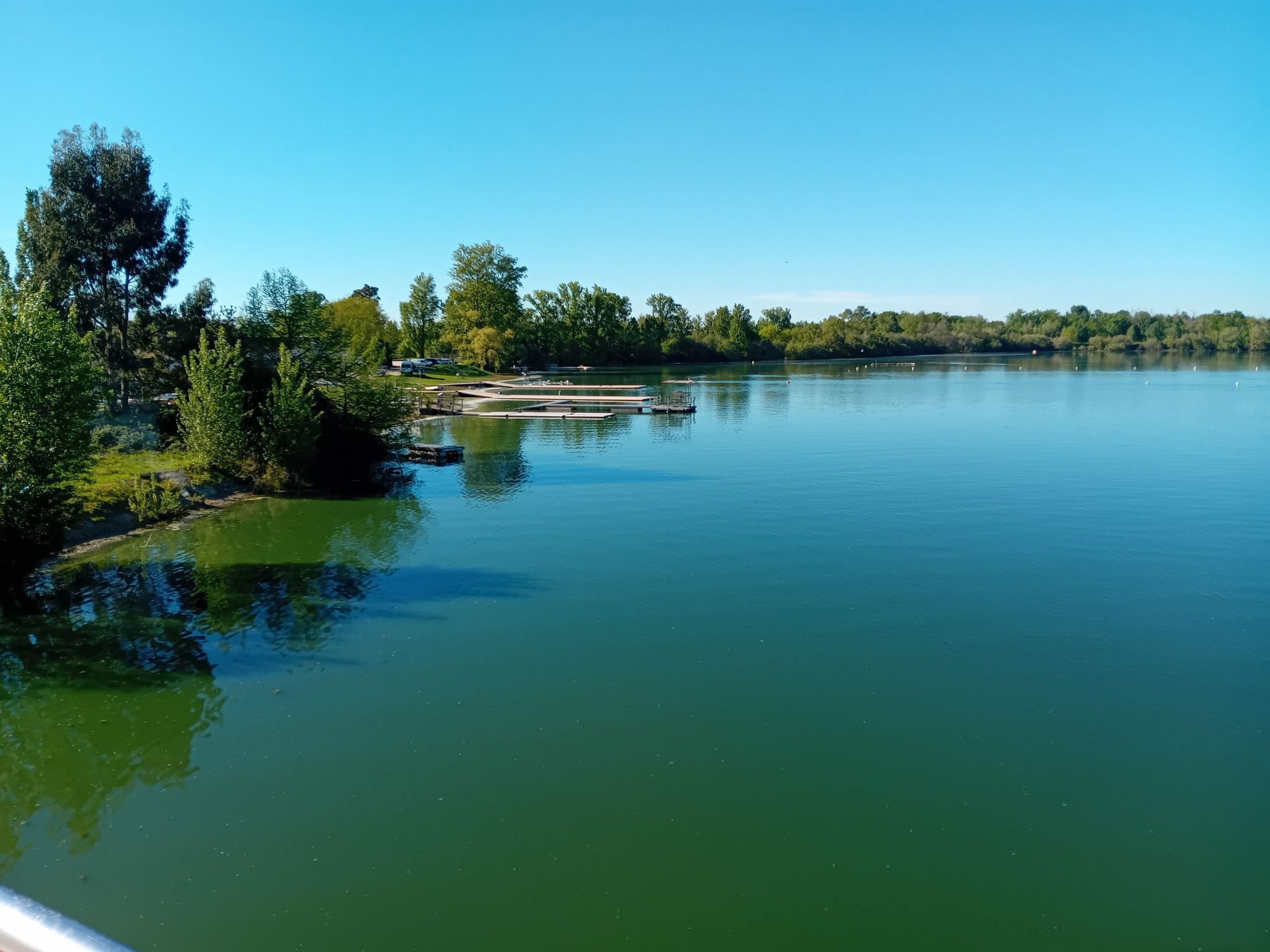 la petite jetée du lac de Bordeaux