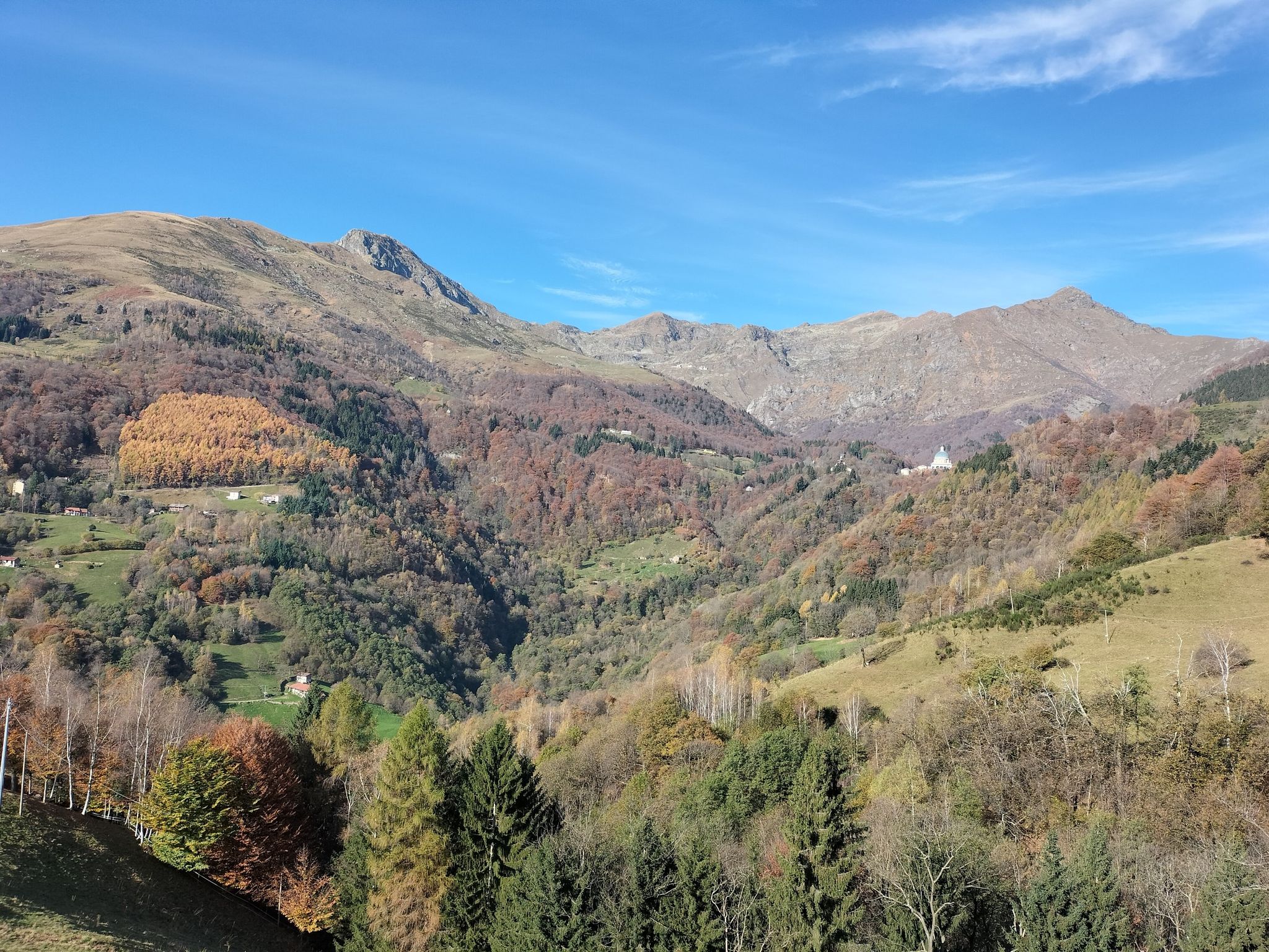 Panorama su Oropa