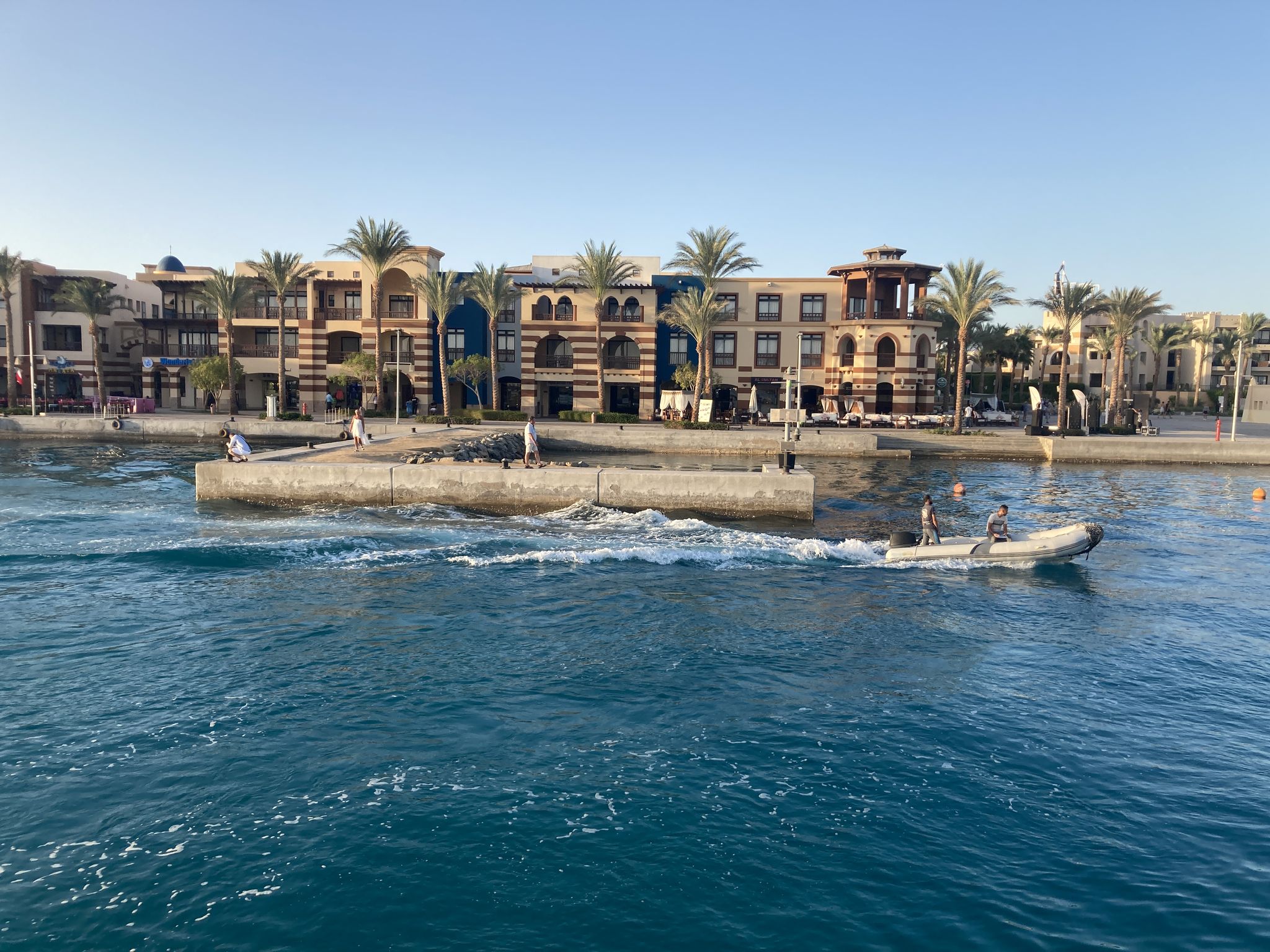 Der Hafen von Port Ghalib...