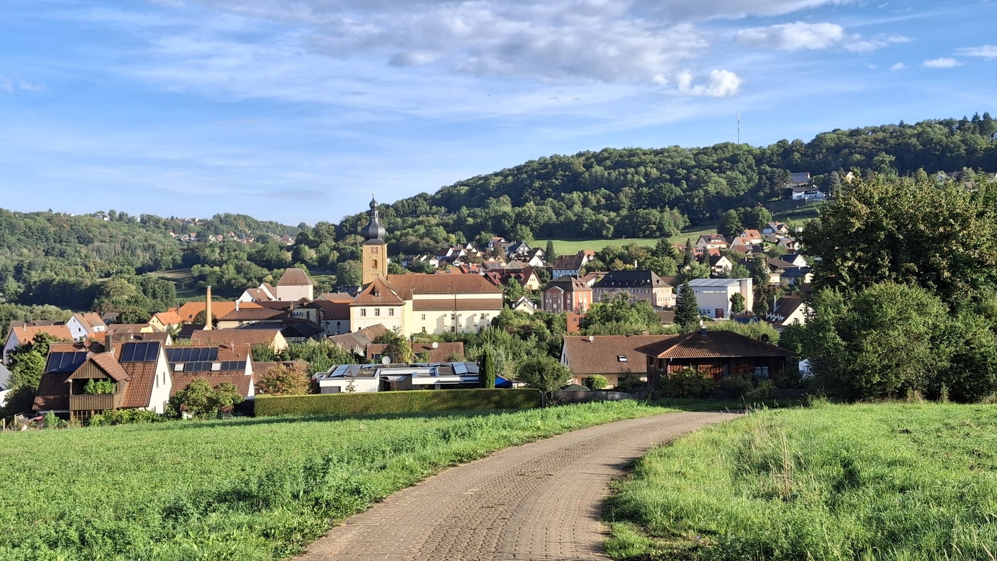 Blick auf Weißenohe