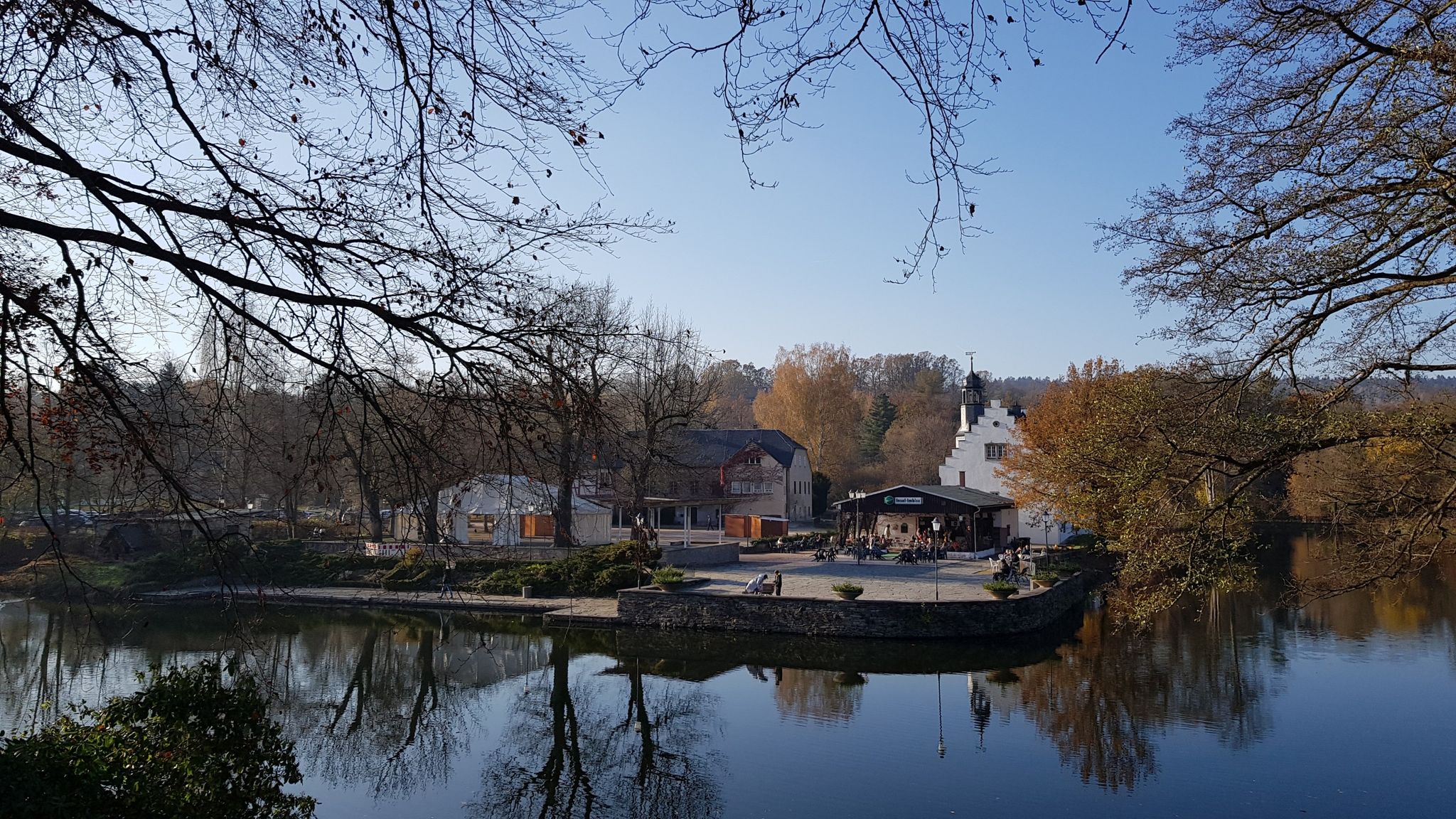 Blick auf die Schlossinsel