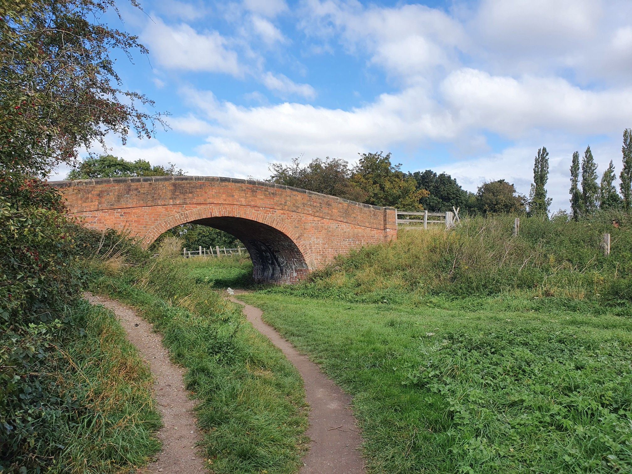 A bridge over the old Derby Canal